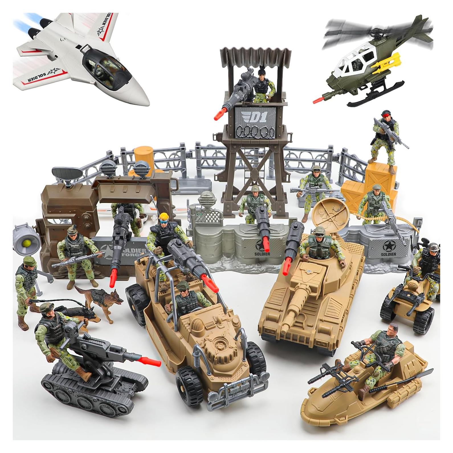 Juego de Figuras de Acción de Soldados Covsen - 70+ Piezas
