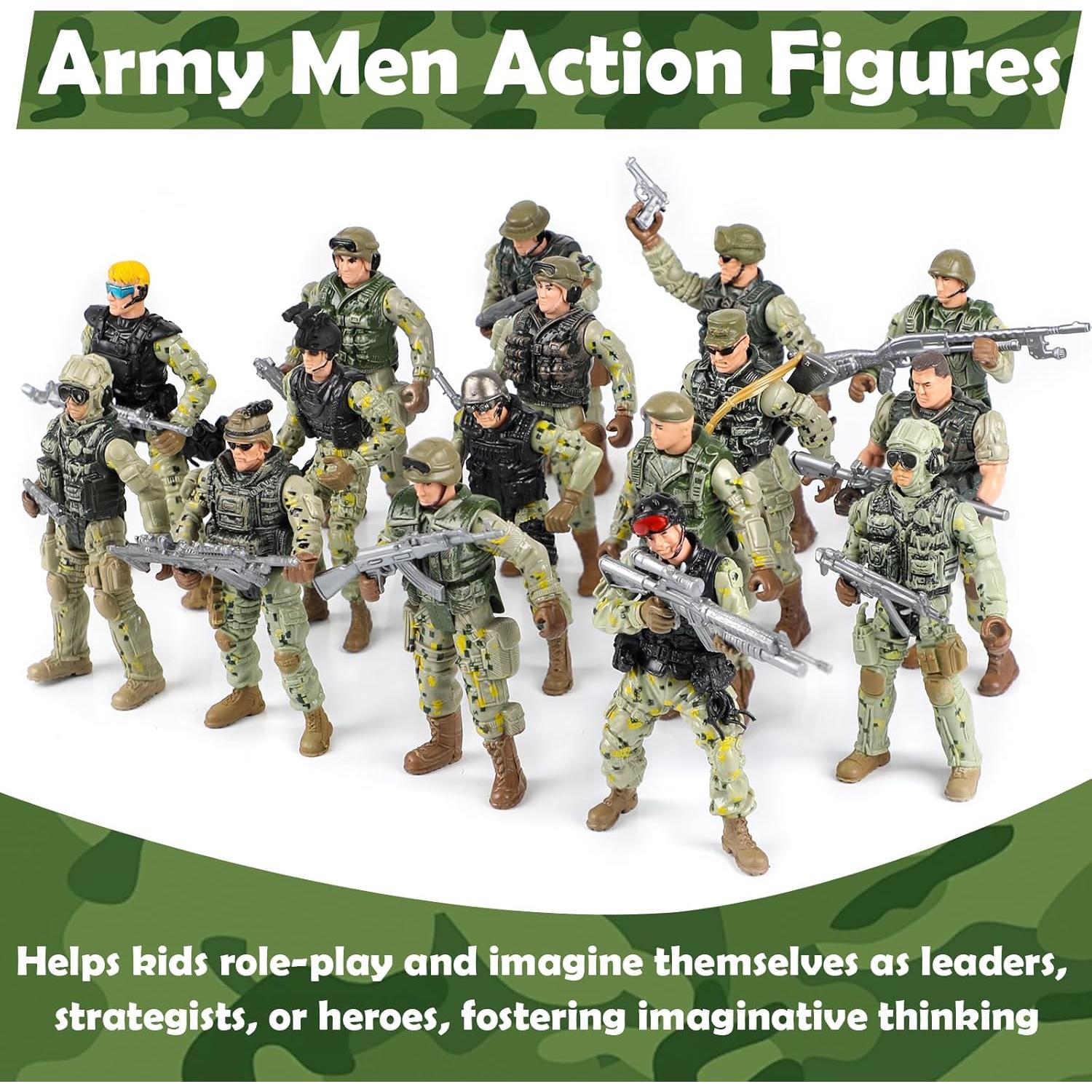 Juego de Figuras de Acción de Soldados Covsen - 70+ Piezas