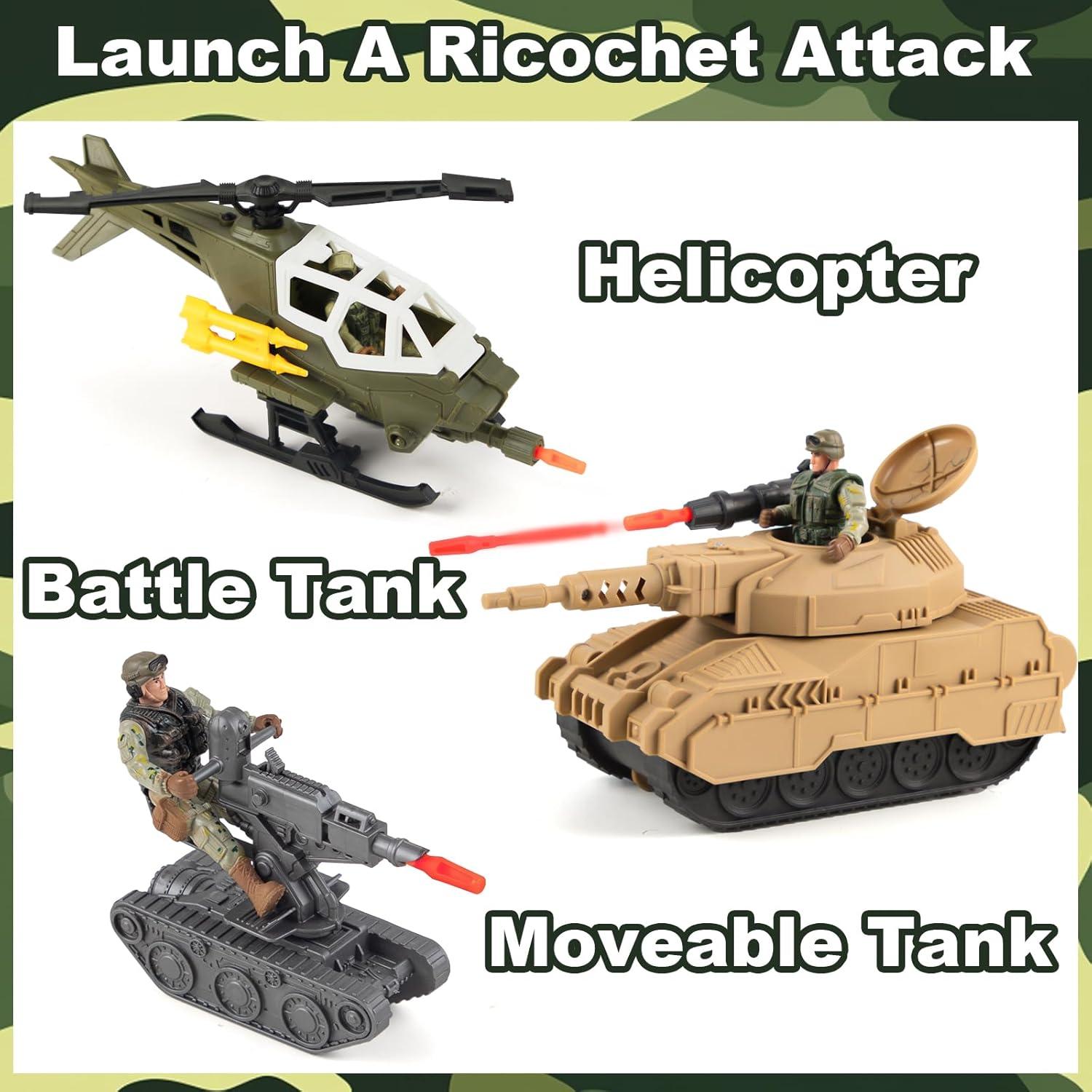 Juego de Figuras de Acción de Soldados Covsen - 70+ Piezas