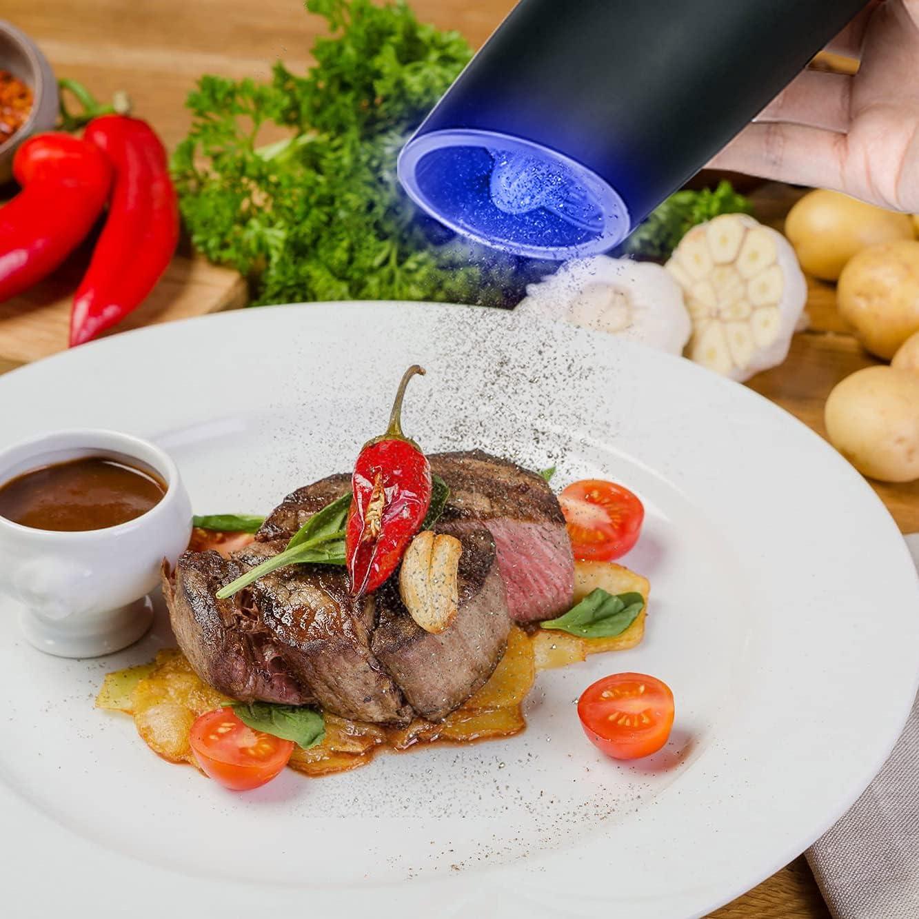 Juego de Molinillos Eléctricos de Sal y Pimienta Alicedreamsky