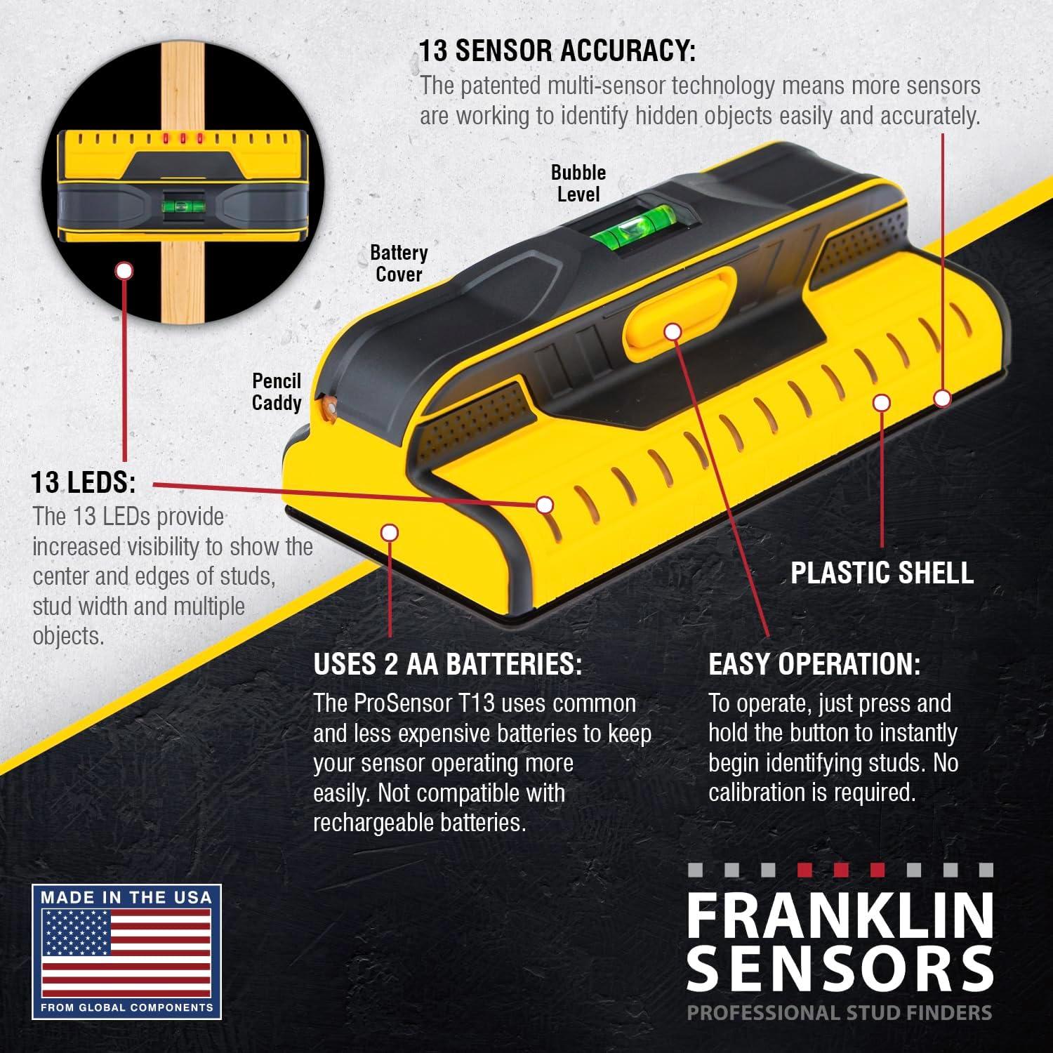 Buscador de Estudio Franklin Sensors ProSensor T13 13 Sensores