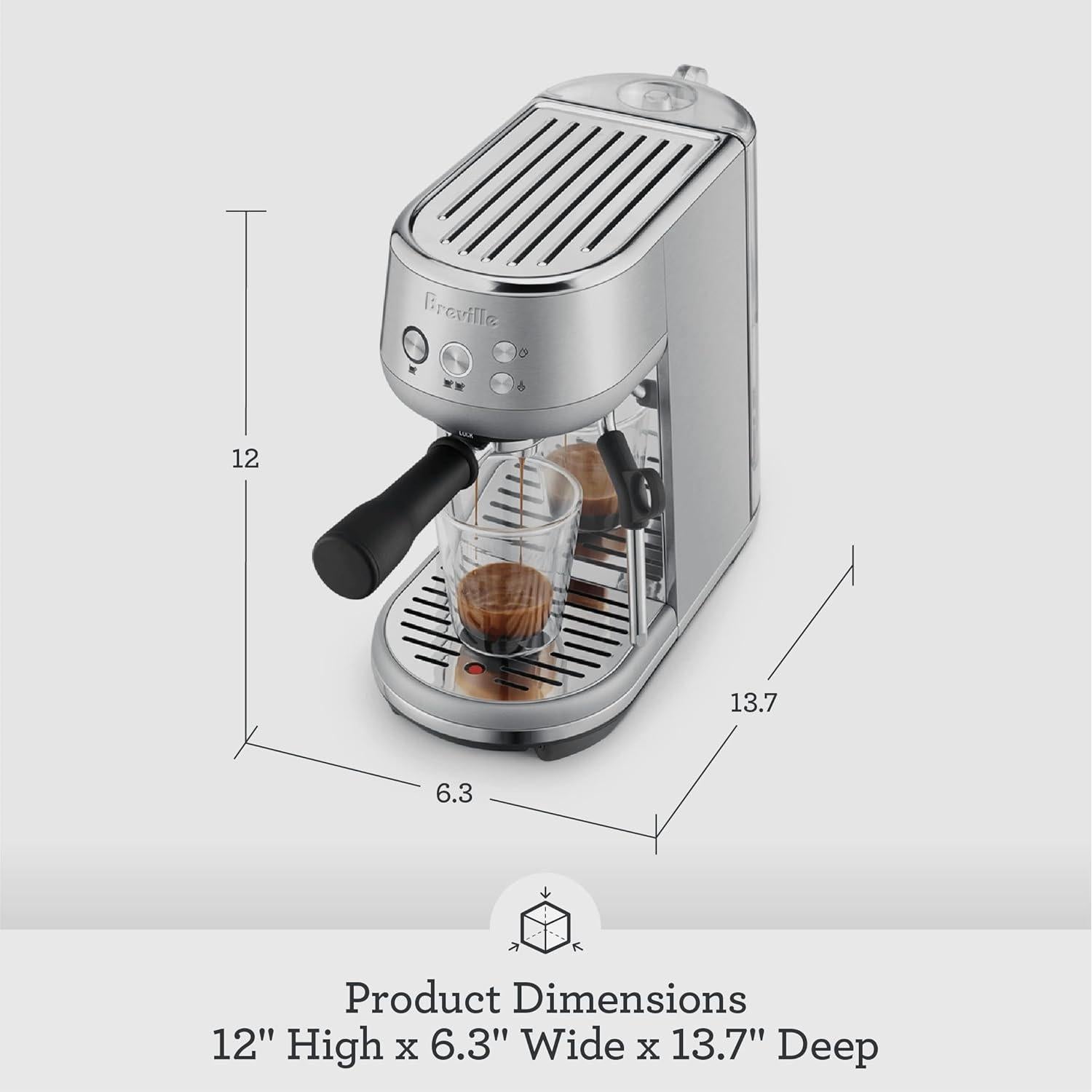 Máquina de Espresso Breville Bambino Acero Inoxidable 4,94kg