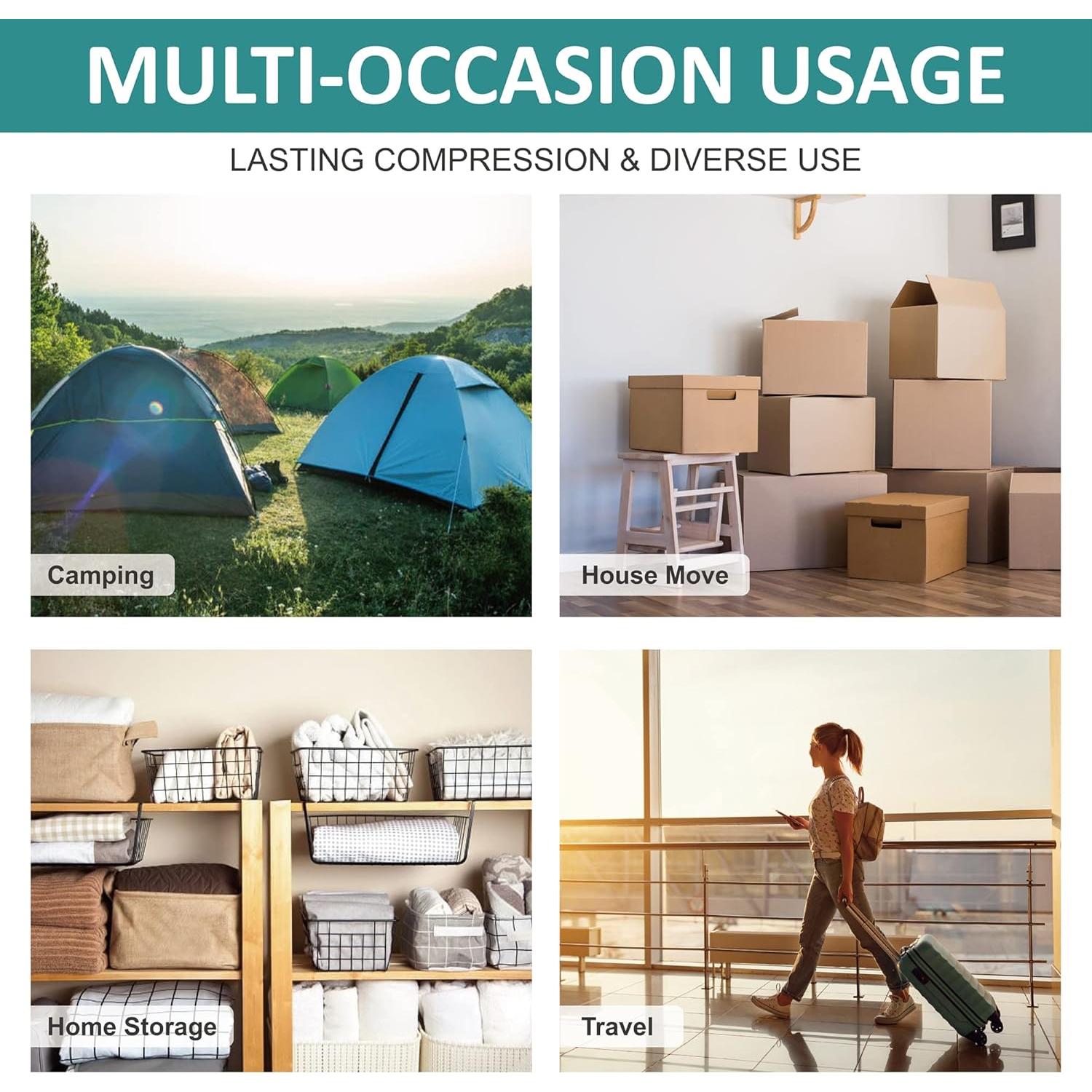 Paquete de 6 Bolsas de Almacenamiento al Vacío WOWSMART