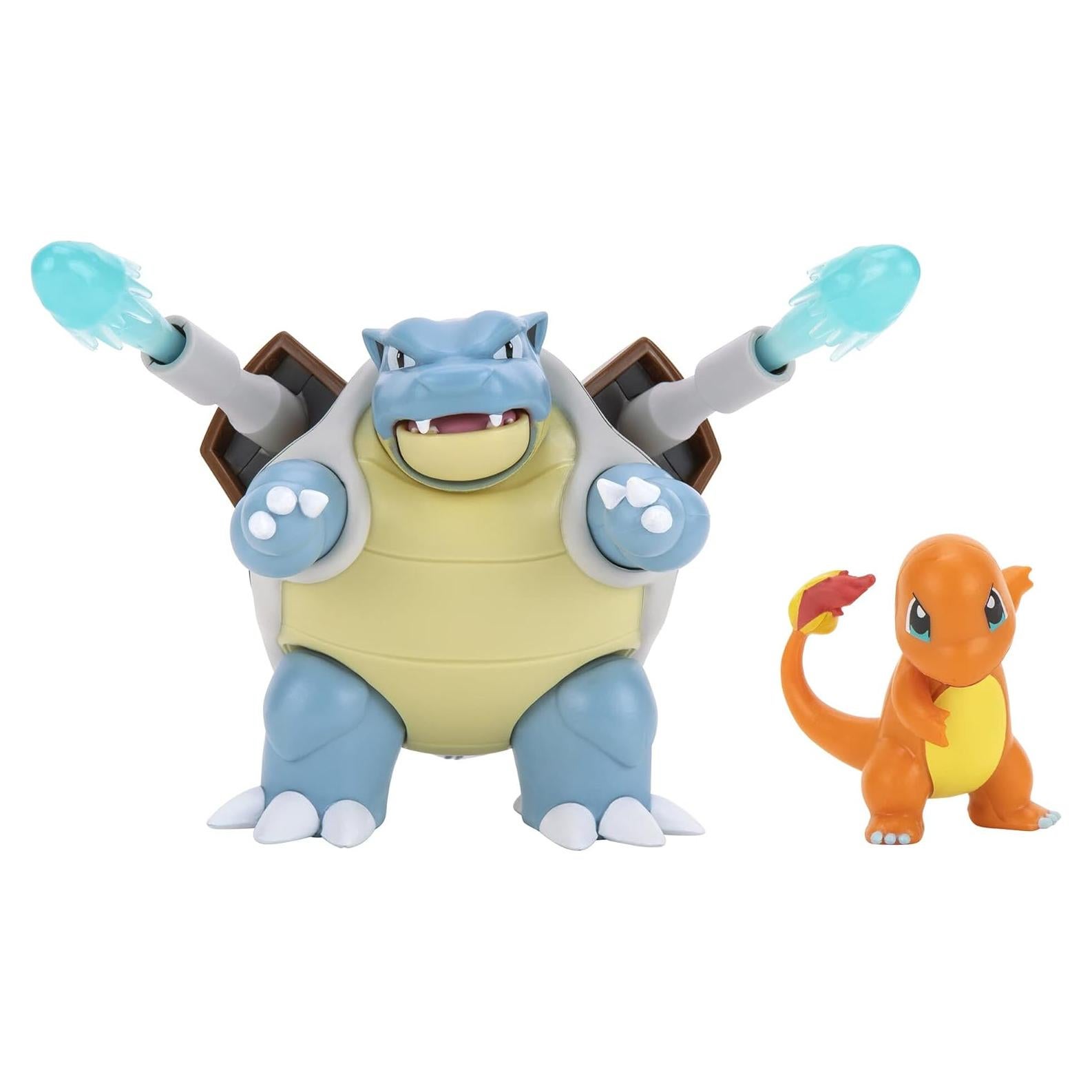 Paquete de Figuras de Batalla Pokémon Blastoise y Charmander