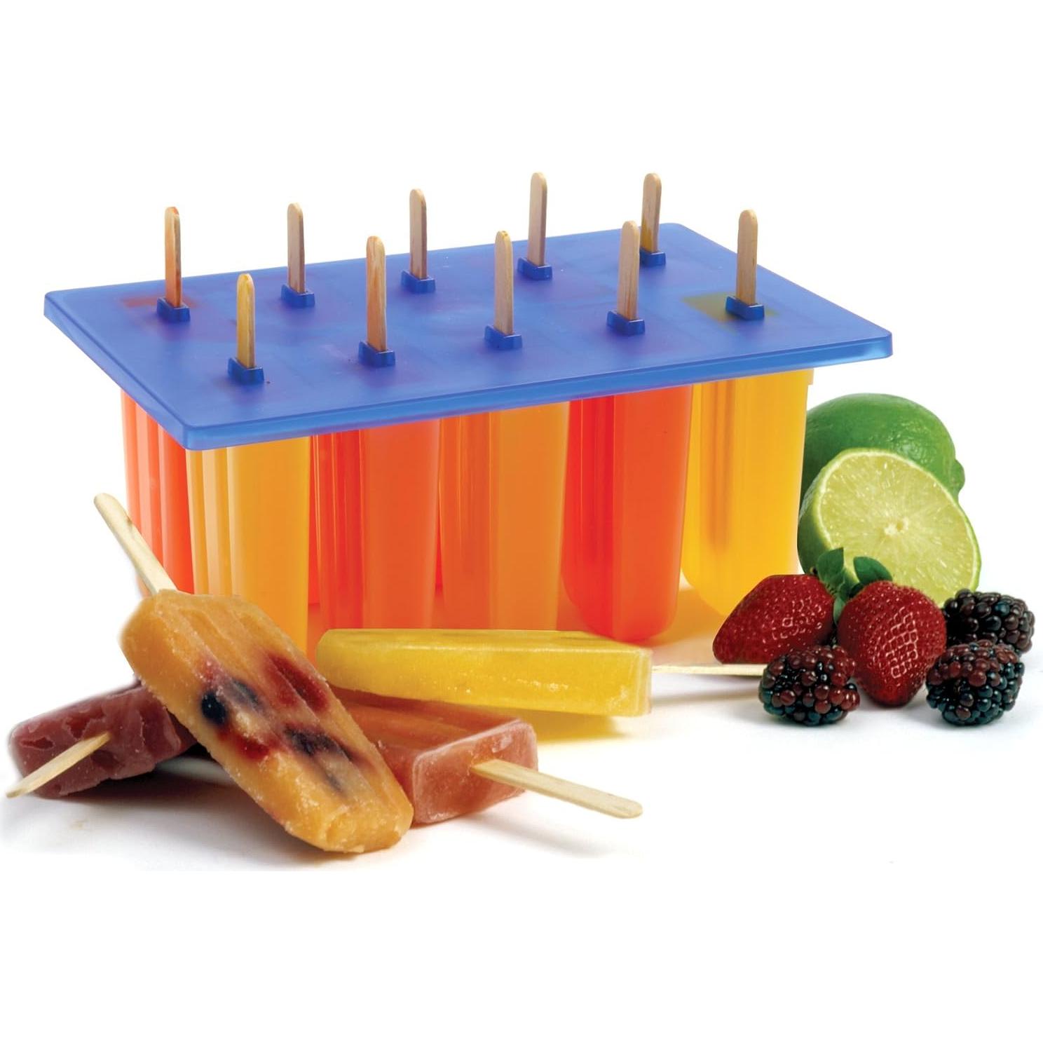 Molde para Paletas Heladas Norpro 423 con 24 Palitos de Madera