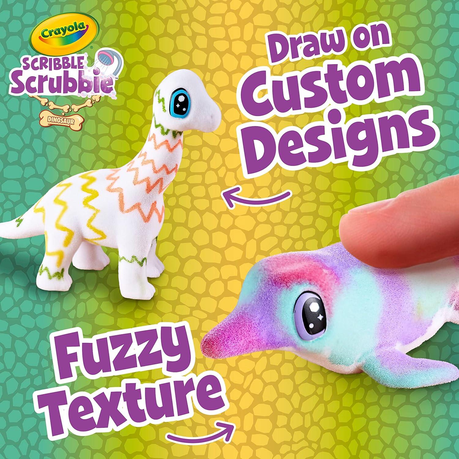 Crayola Scribble Scrubbie Dinosaurios Deslizadero 4 Figuras