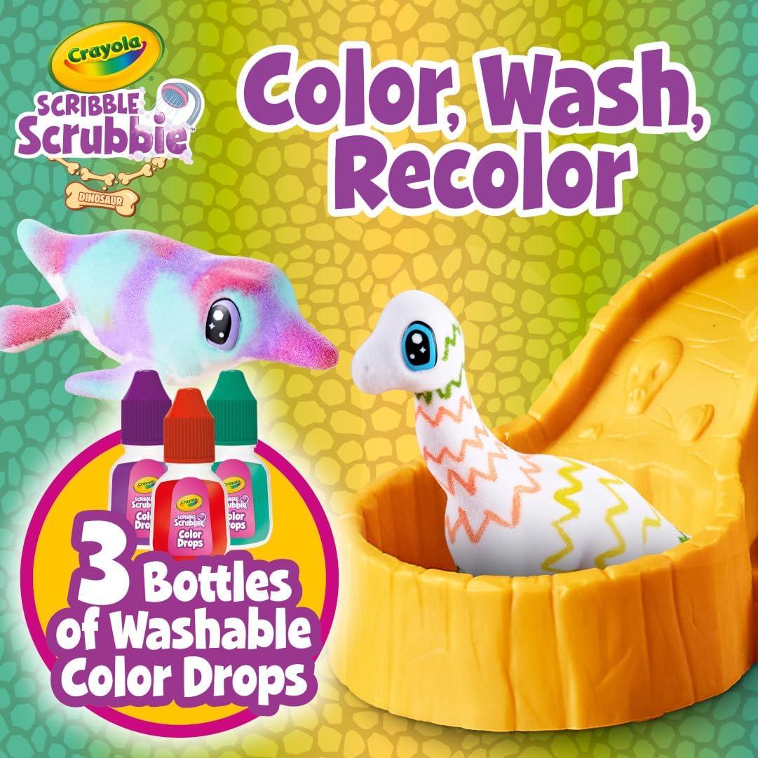 Crayola Scribble Scrubbie Dinosaurios Deslizadero 4 Figuras