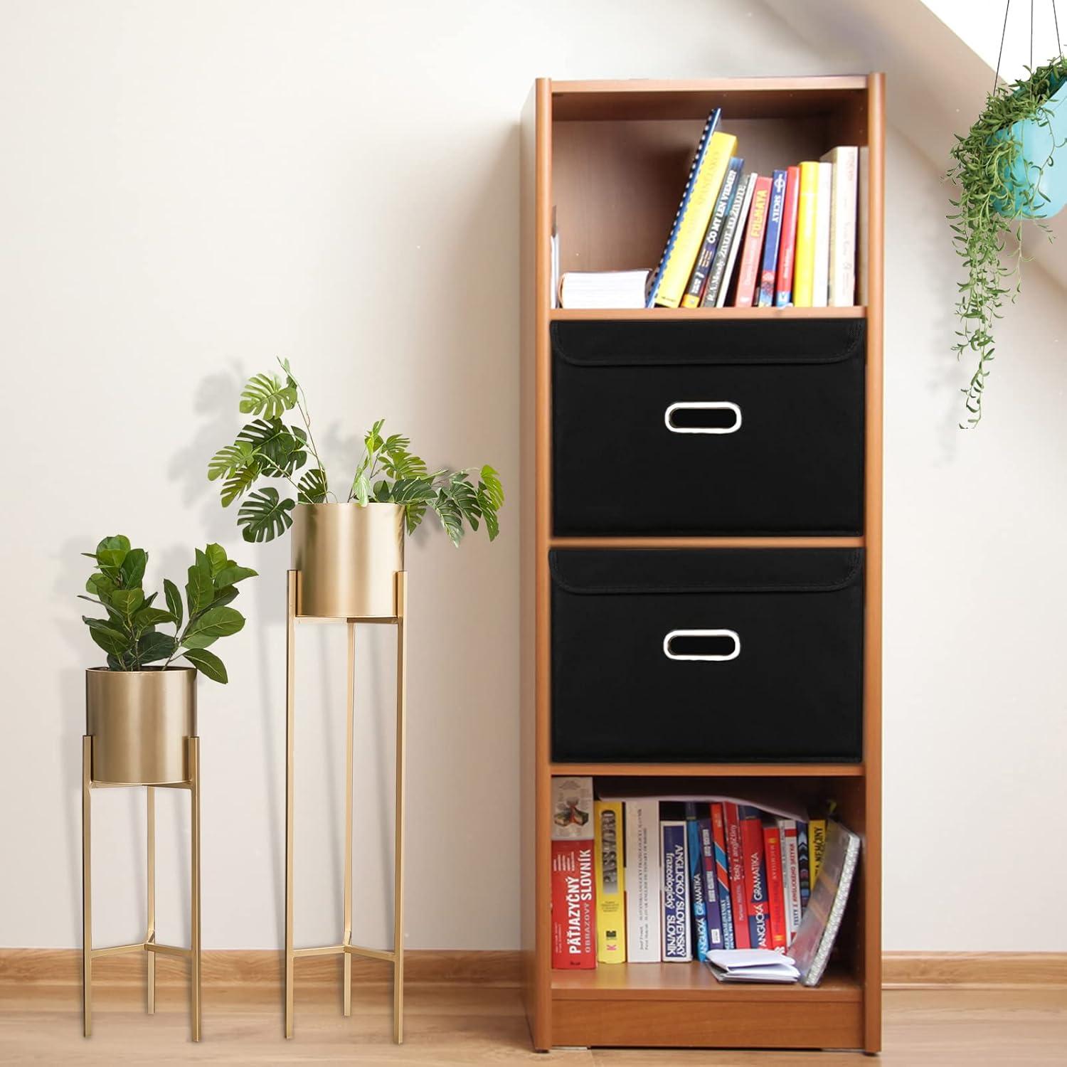 Cubo de Almacenamiento Plegable STOREONE 3 Pcs Negro 14.9L