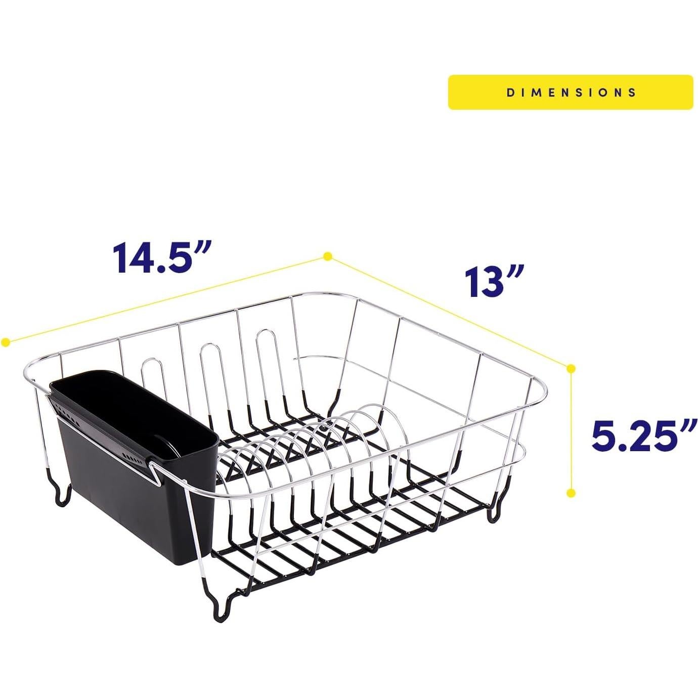 Escurridor de Platos Compacto Sweet Home Collection 2 Piezas