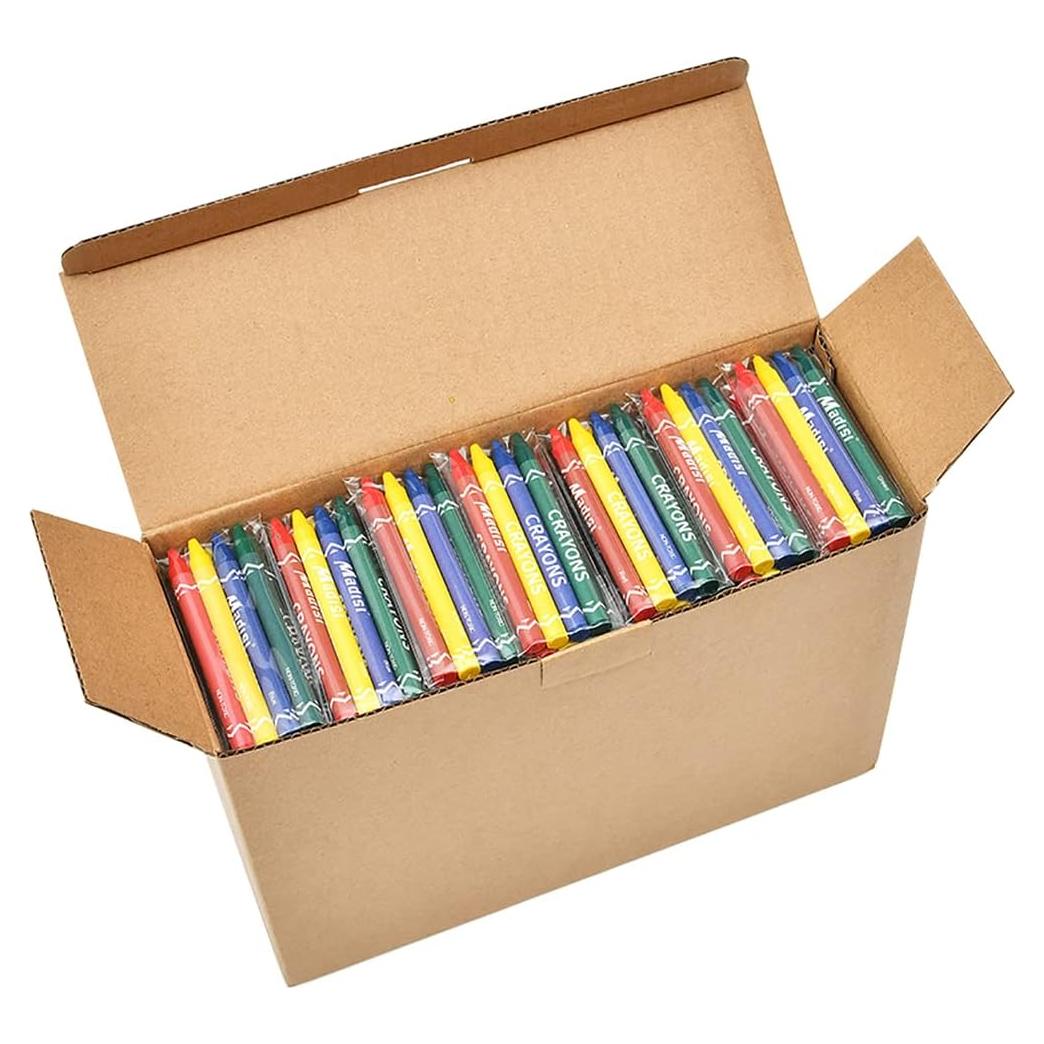Crayones Madisi a Granel 600 Unidades 4 Colores