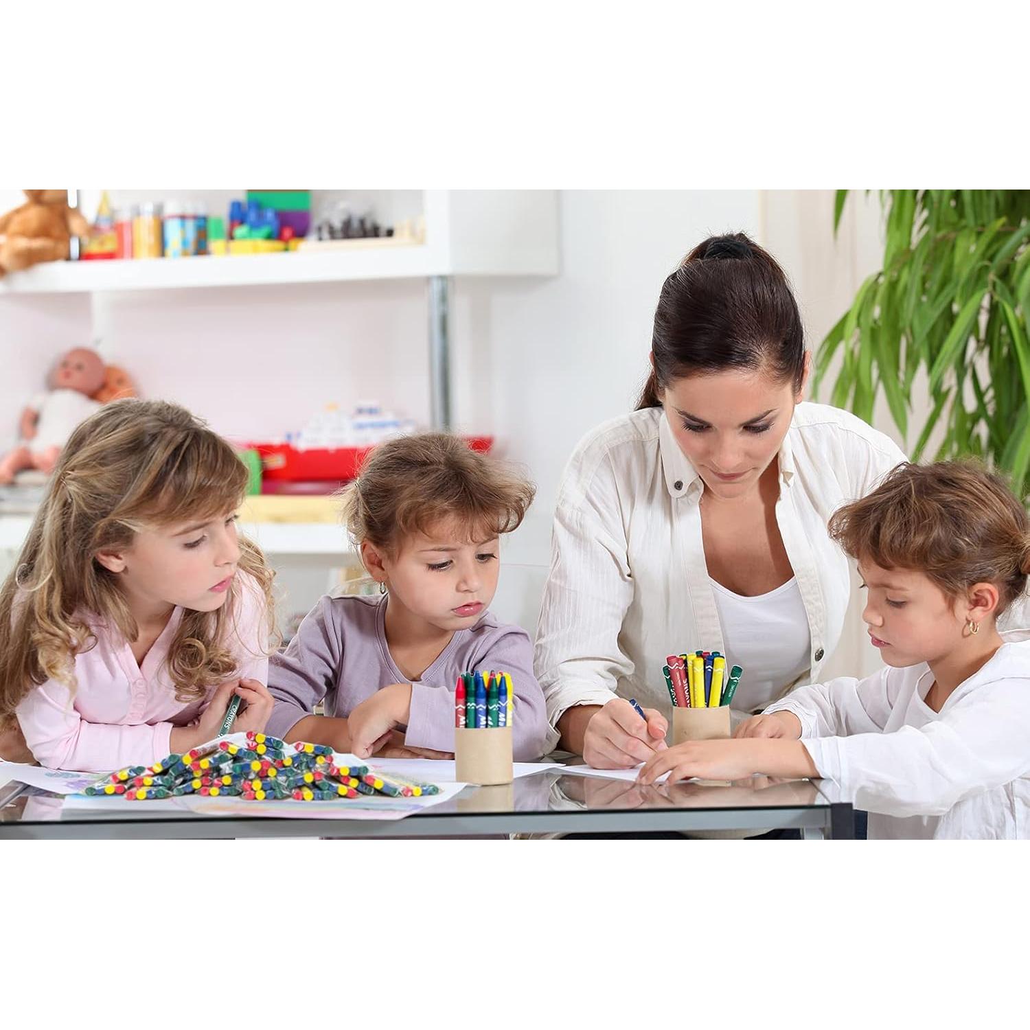 Crayones Madisi a Granel 600 Unidades 4 Colores