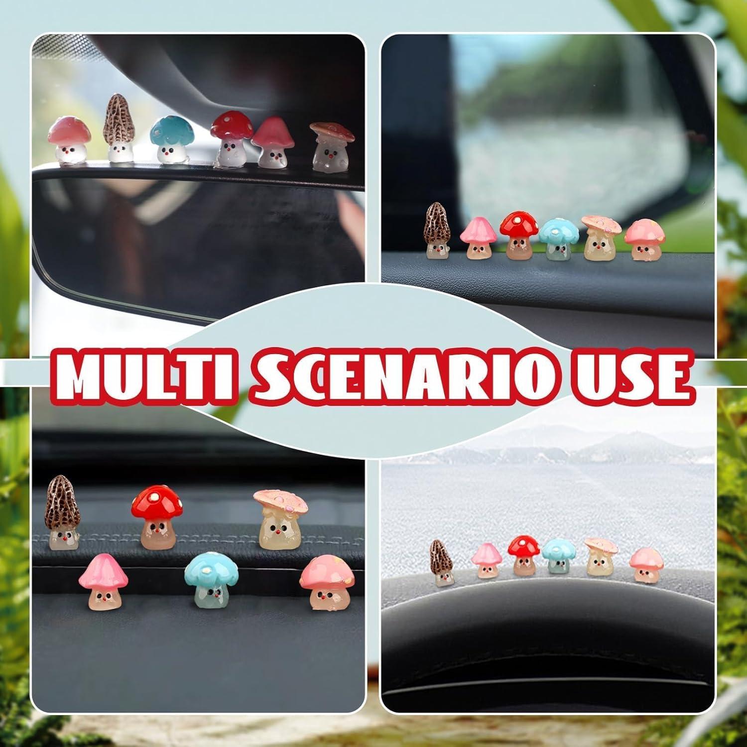 Adornos Luminiscentes SuperKaKa para Espejo Retrovisor - Set 6 Piezas