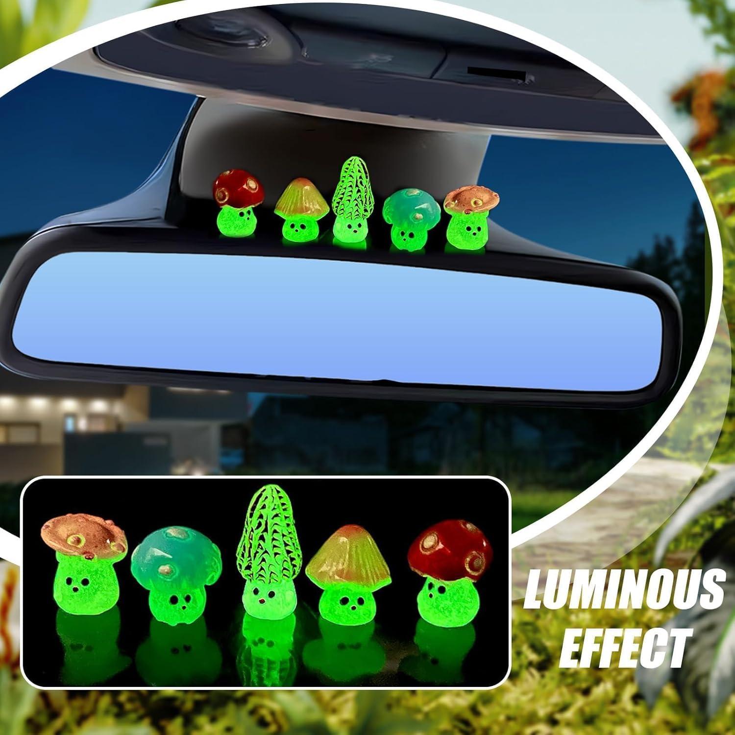 Adornos Luminiscentes SuperKaKa para Espejo Retrovisor - Set 6 Piezas