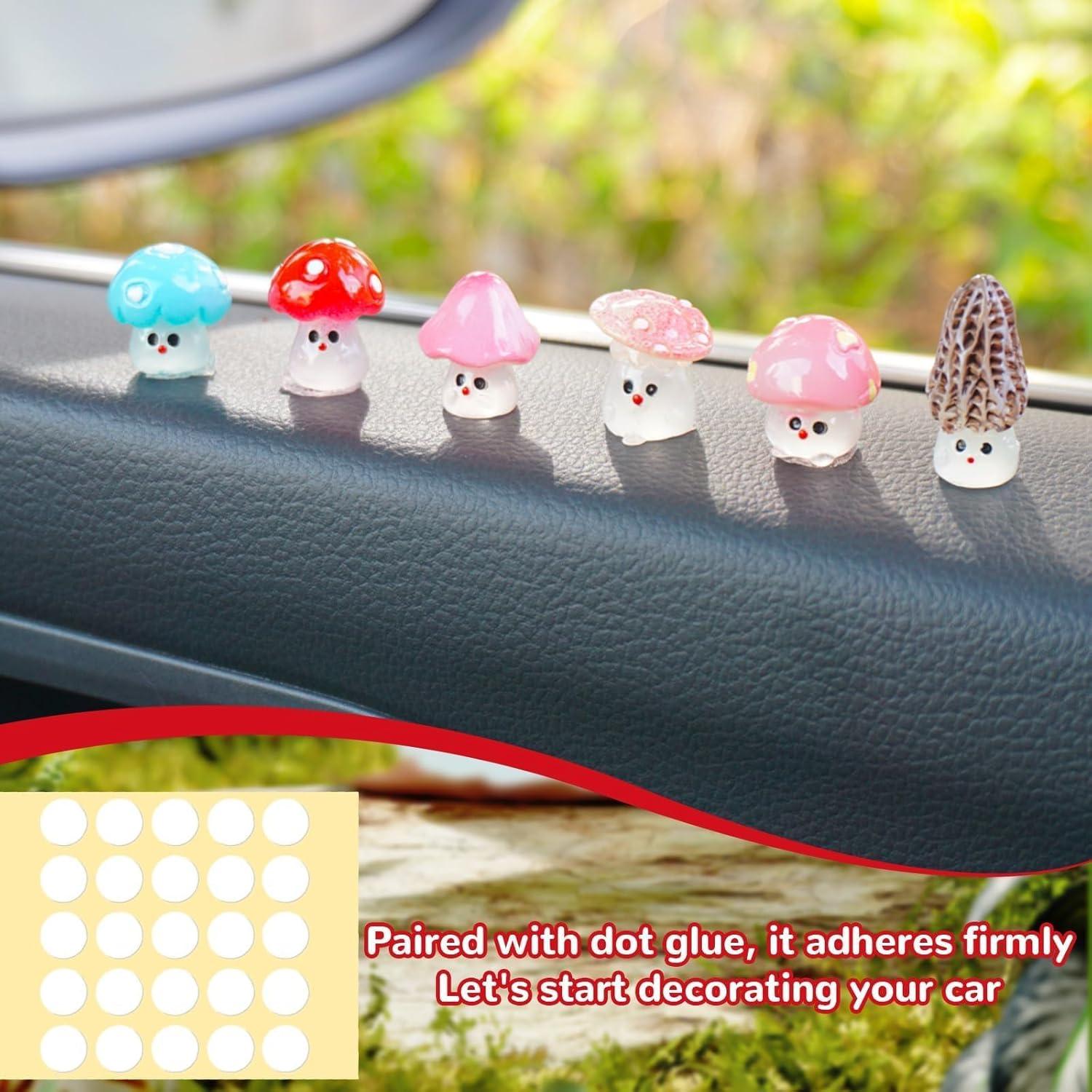 Adornos Luminiscentes SuperKaKa para Espejo Retrovisor - Set 6 Piezas