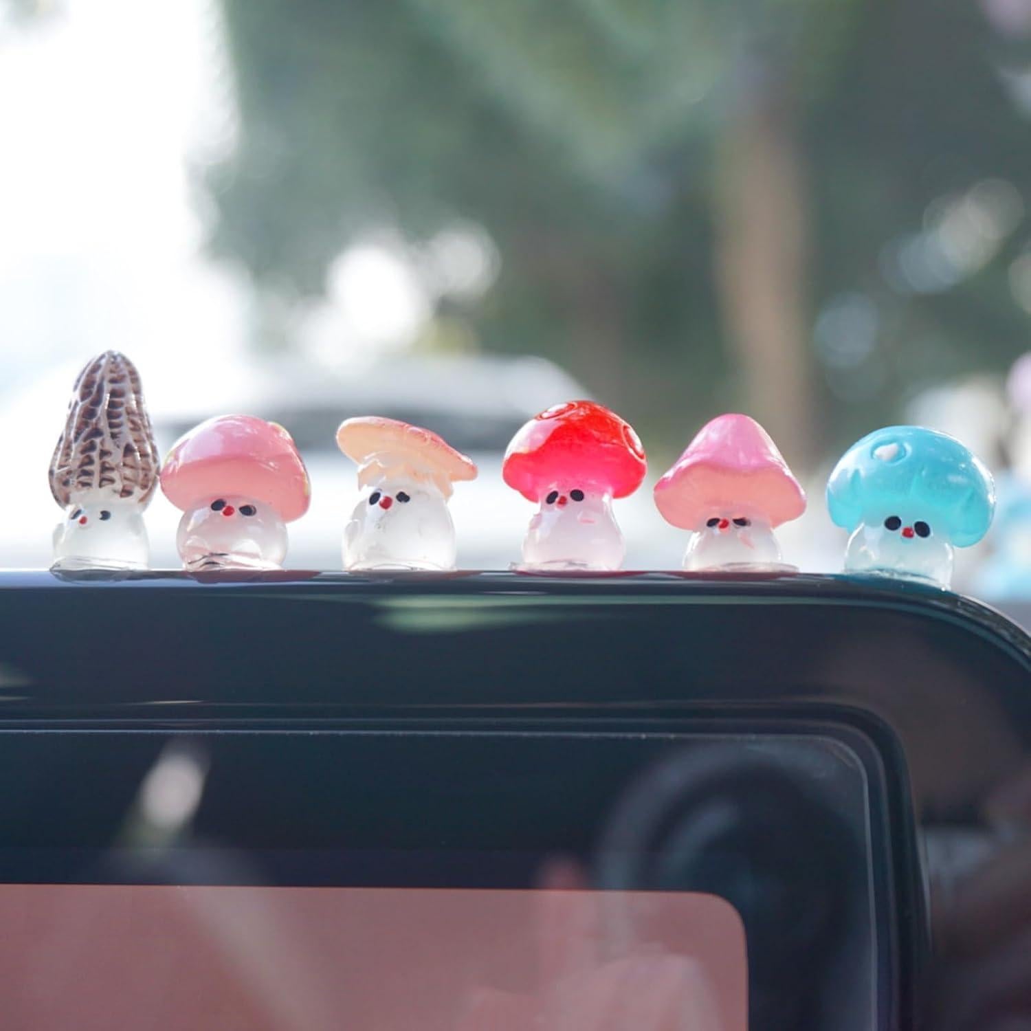 Adornos Luminiscentes SuperKaKa para Espejo Retrovisor - Set 6 Piezas