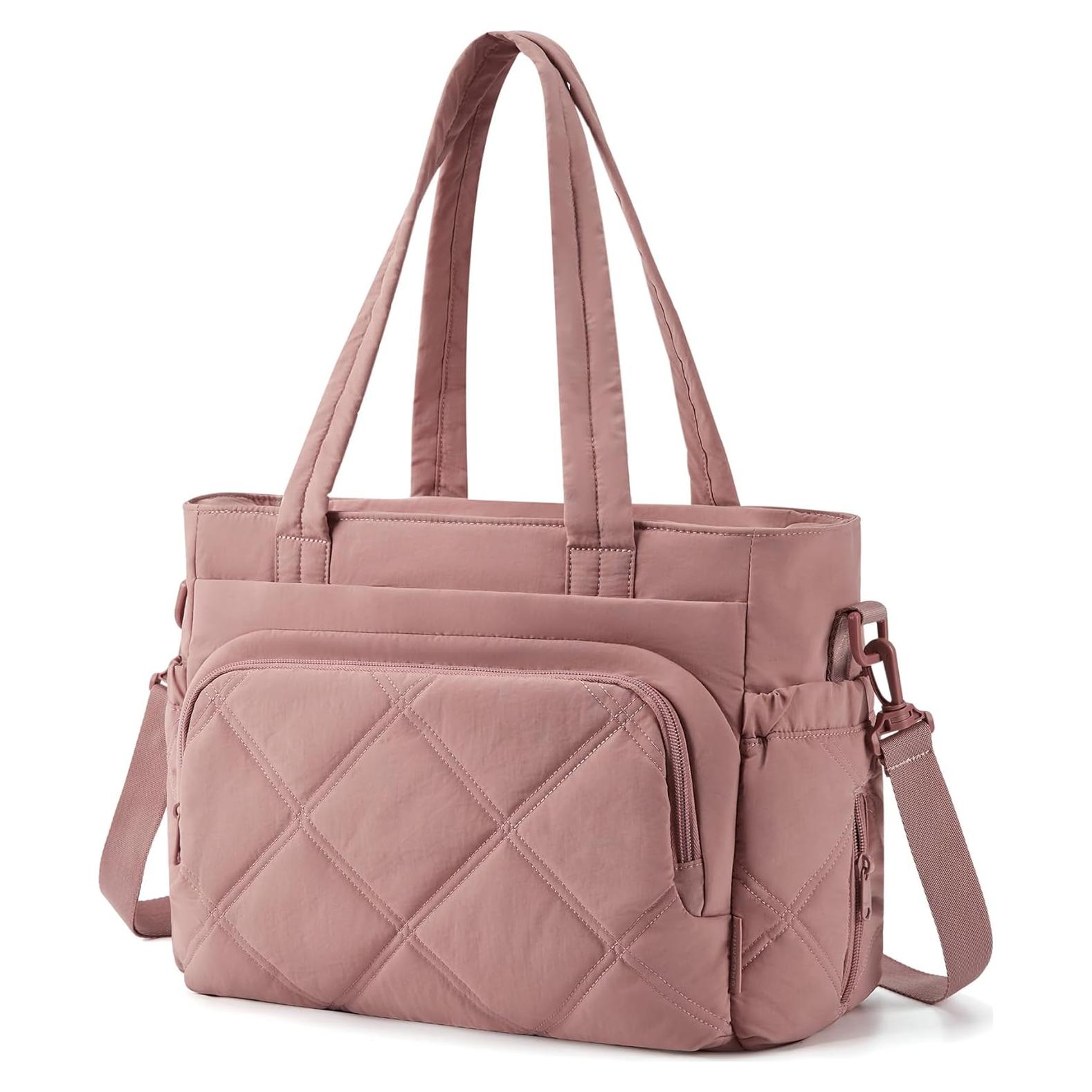 Bolsa de Almuerzo Térmica BAGSMART Rosa 15L con Múltiples Bolsillos