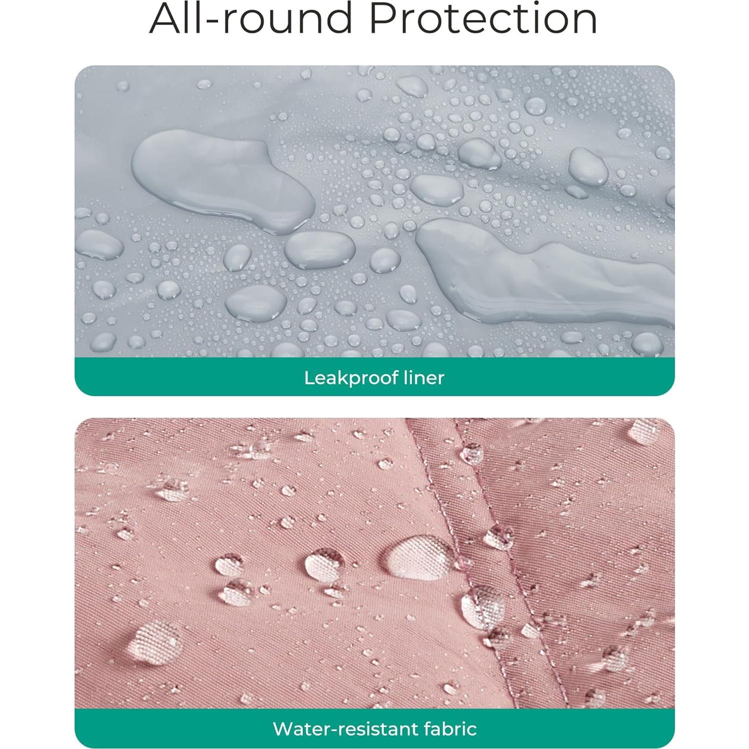 Bolsa de Almuerzo Térmica BAGSMART Rosa 15L con Múltiples Bolsillos