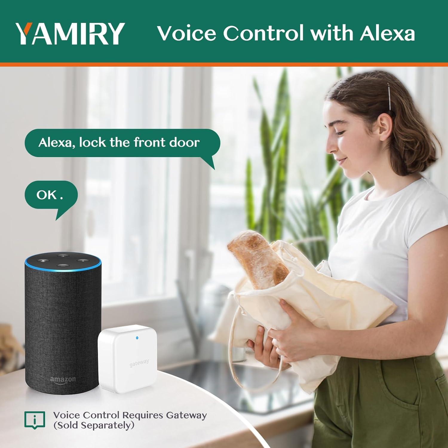 Cerradura Inteligente Biométrica YAMIRY H1B, Control por App, 6 Accesos