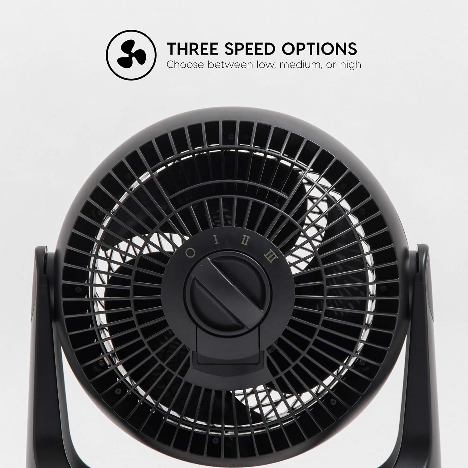 Ventilador de Escritorio IRIS USA WOOZOO 3 Velocidades 30 dB