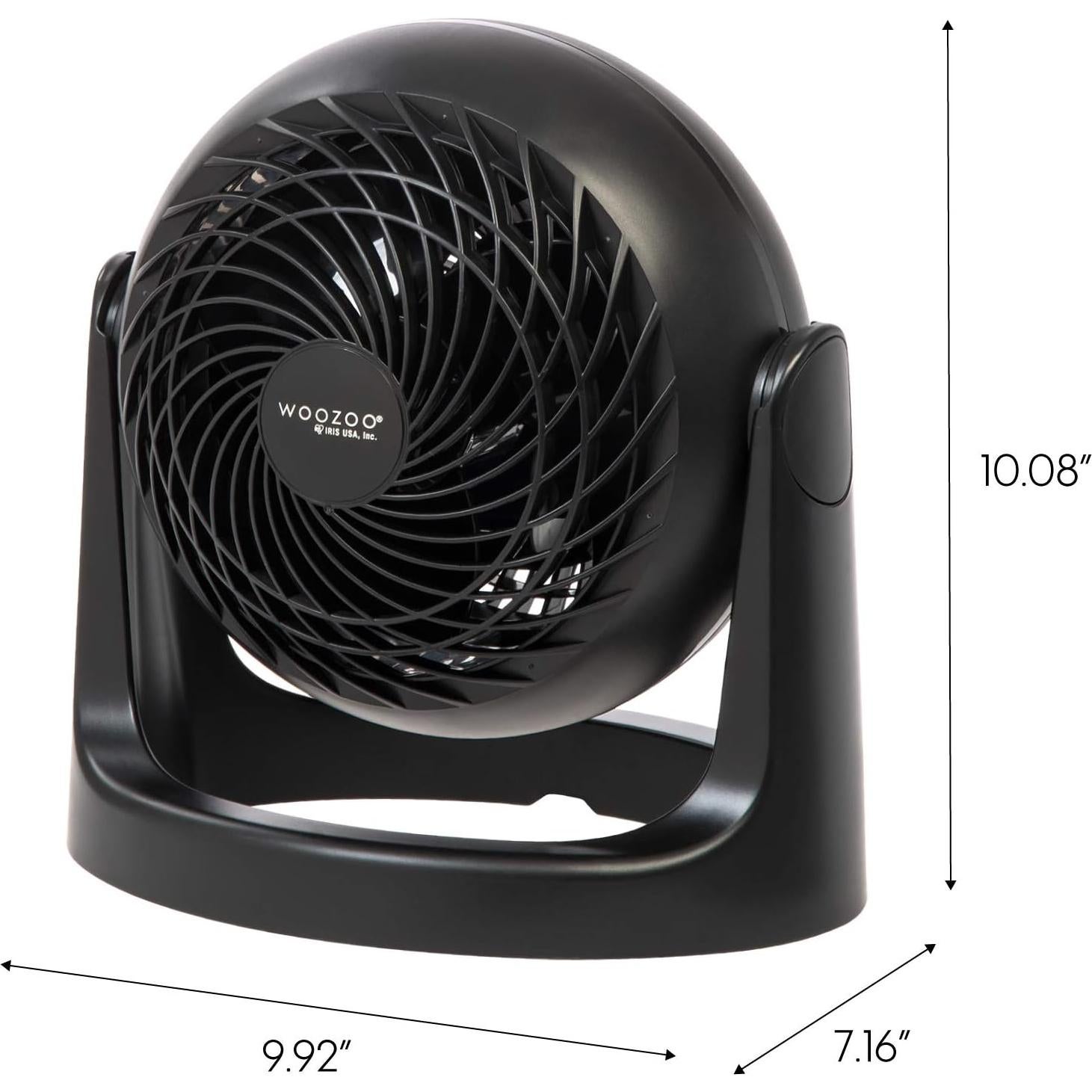 Ventilador de Escritorio IRIS USA WOOZOO 3 Velocidades 30 dB