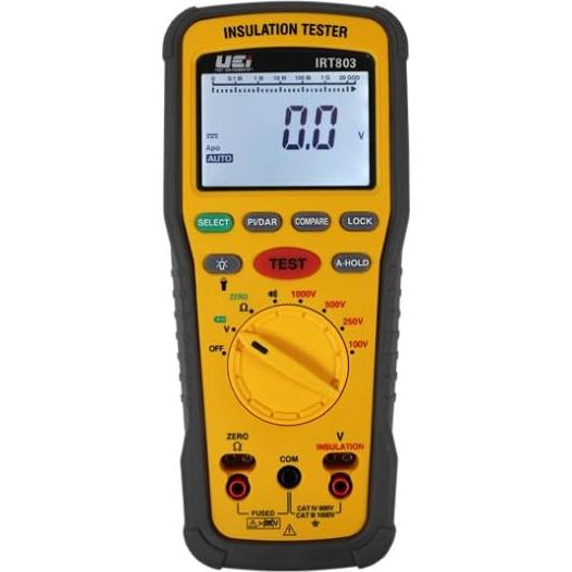 Probador de Resistencia de Aislamiento UEi IRT803 600V 20GΩ
