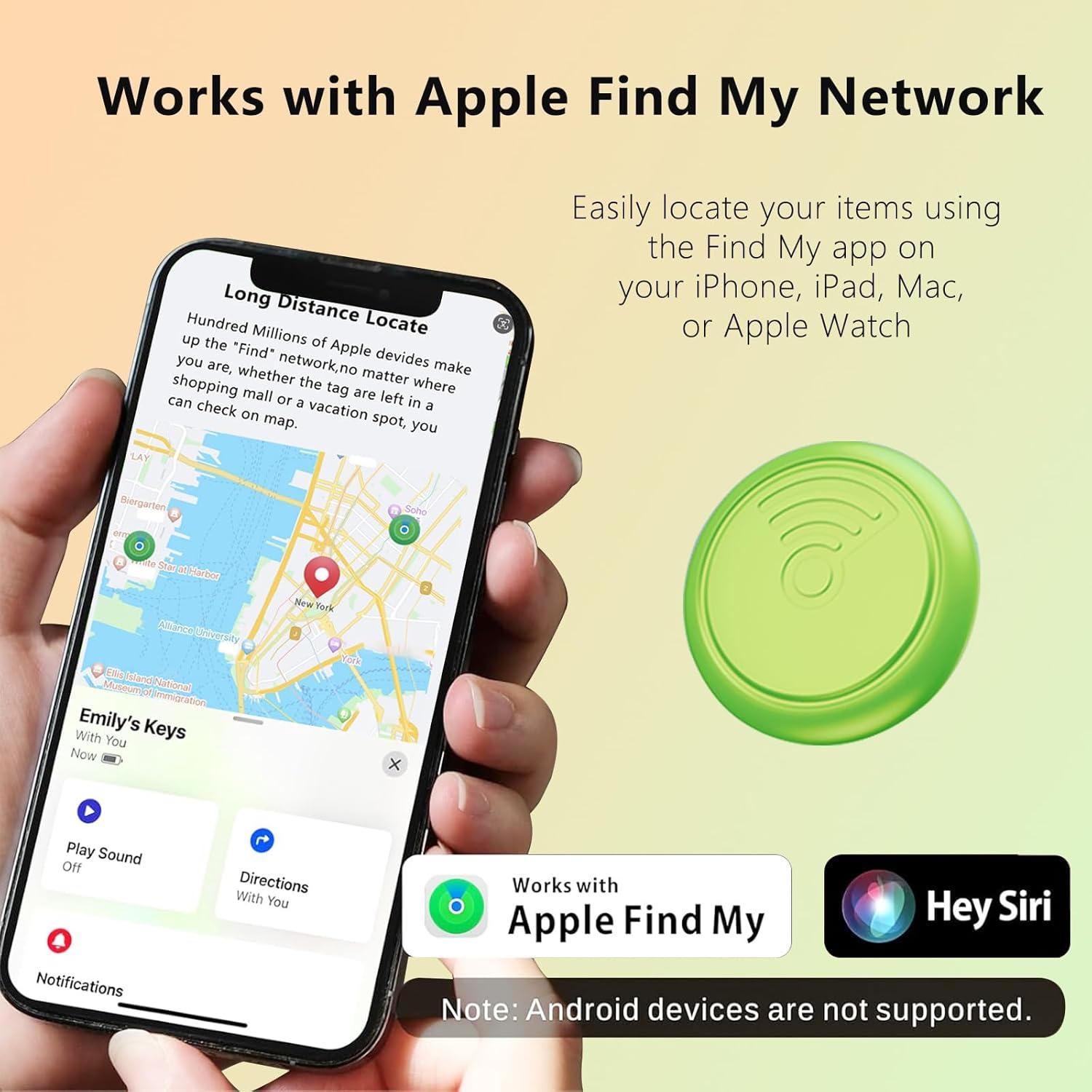 Localizador GPS 3Ykaital Verde para Llaves y Mascotas - iOS