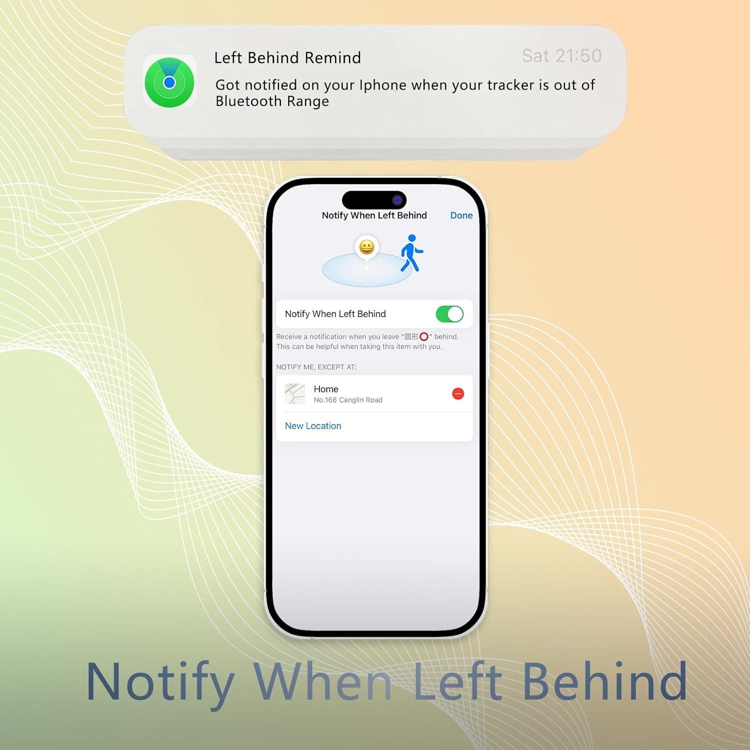 Localizador GPS 3Ykaital Verde para Llaves y Mascotas - iOS