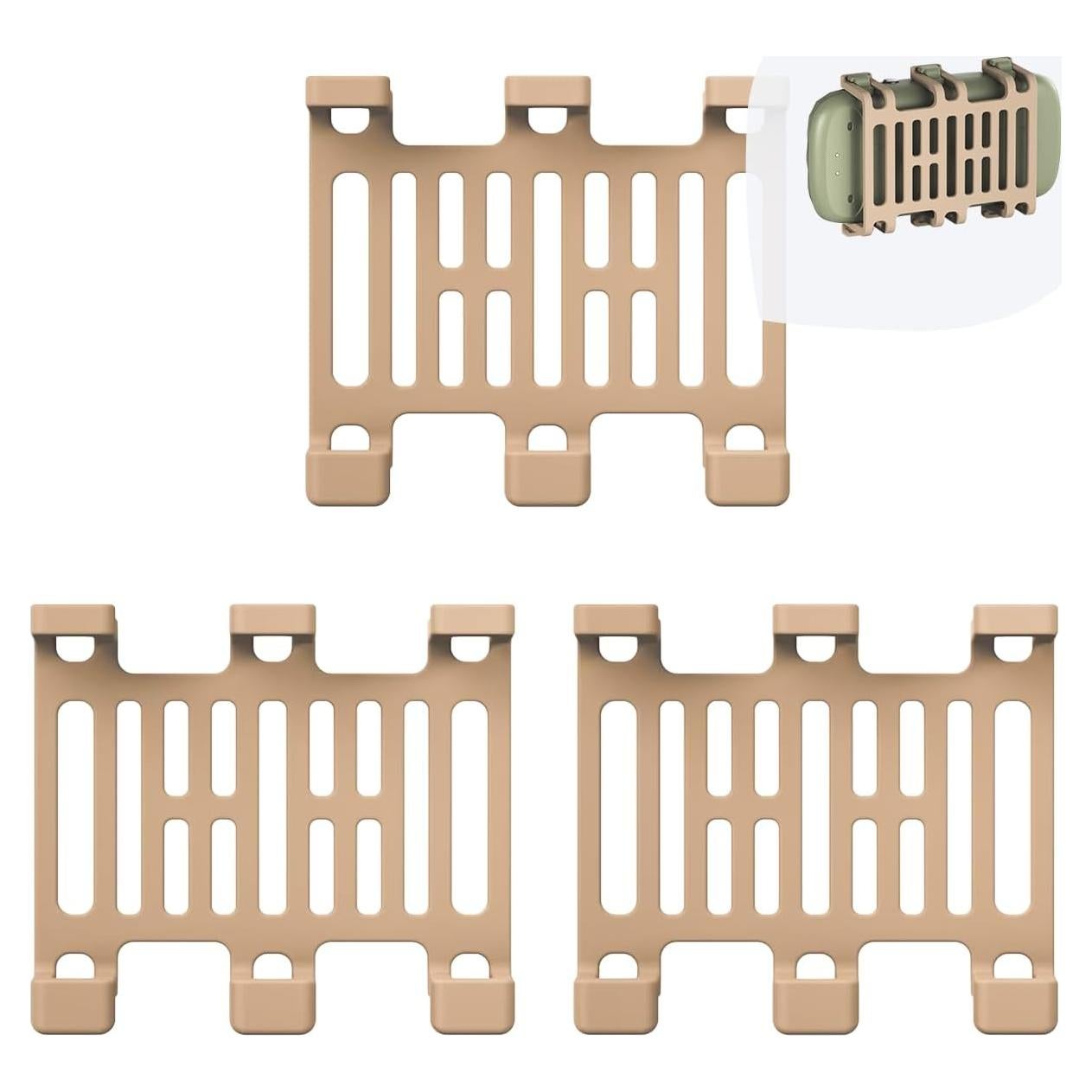 Clips de Sujeción de Goma Tractive para GPS Dog XL - Paquete de 3