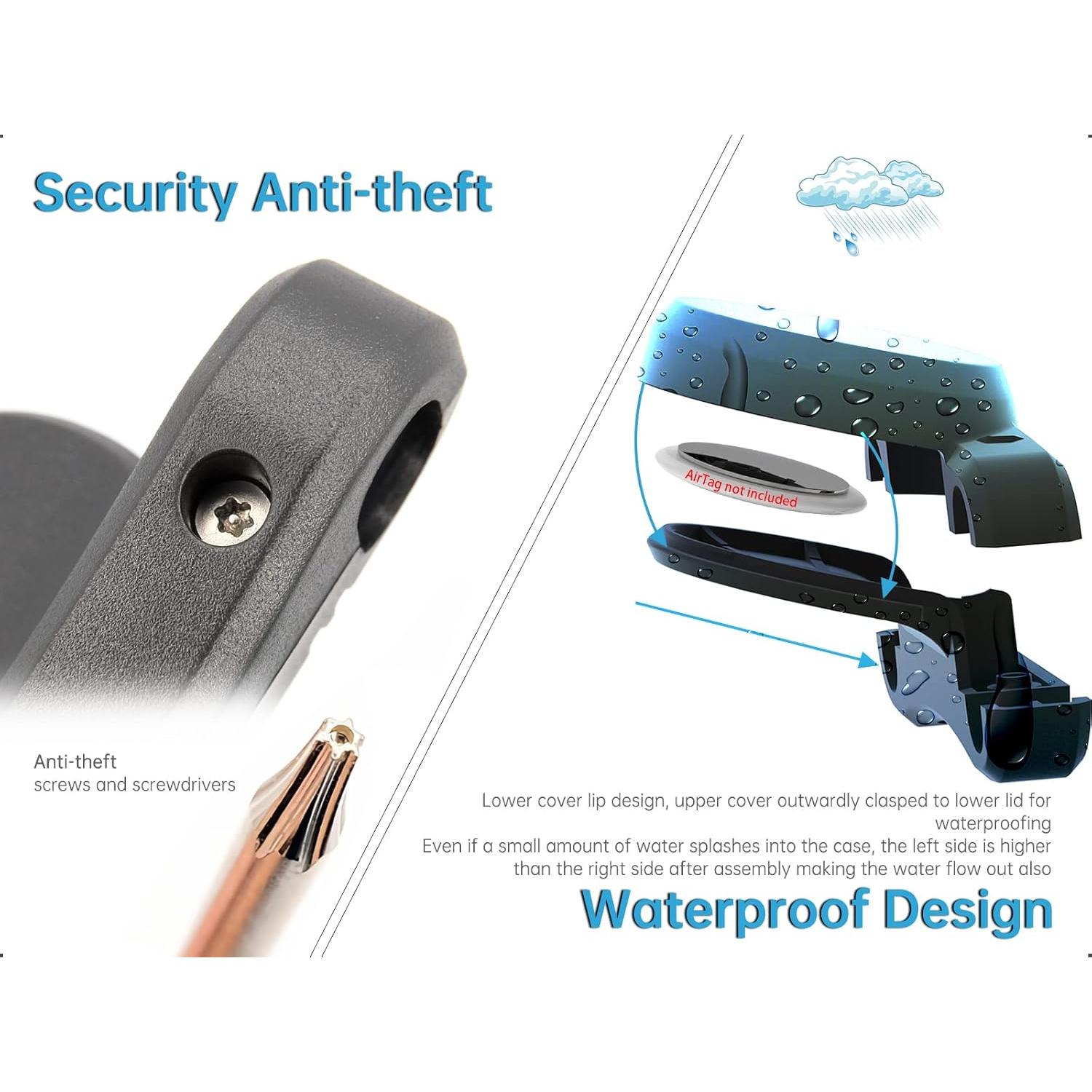 Soporte Oculto para Airtag AMZPILOT Bajo Asiento Bicicleta