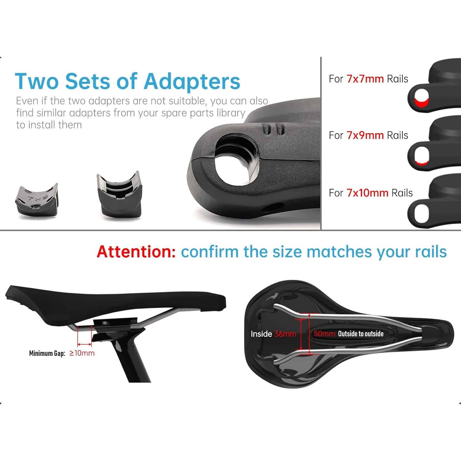 Soporte Oculto para Airtag AMZPILOT Bajo Asiento Bicicleta
