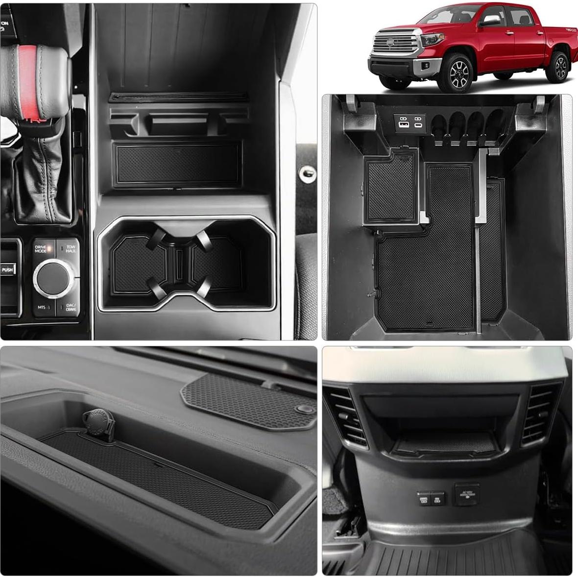 Insertos para Portavasos Auovo para Toyota Tundra 2022-2026, 31 Piezas