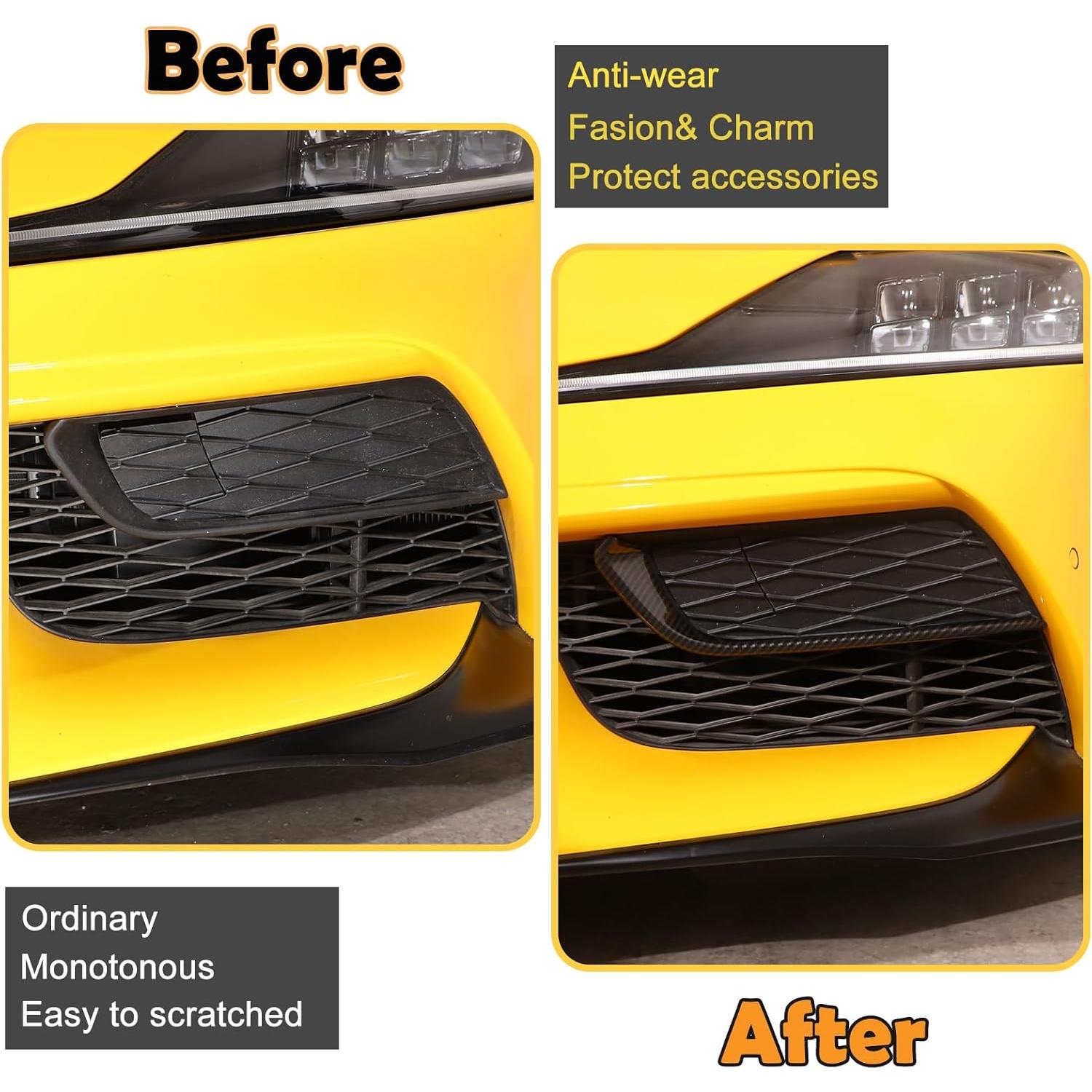 Cubierta de luz antiniebla delantera CHEAYAR para Toyota Supra 2019-2022