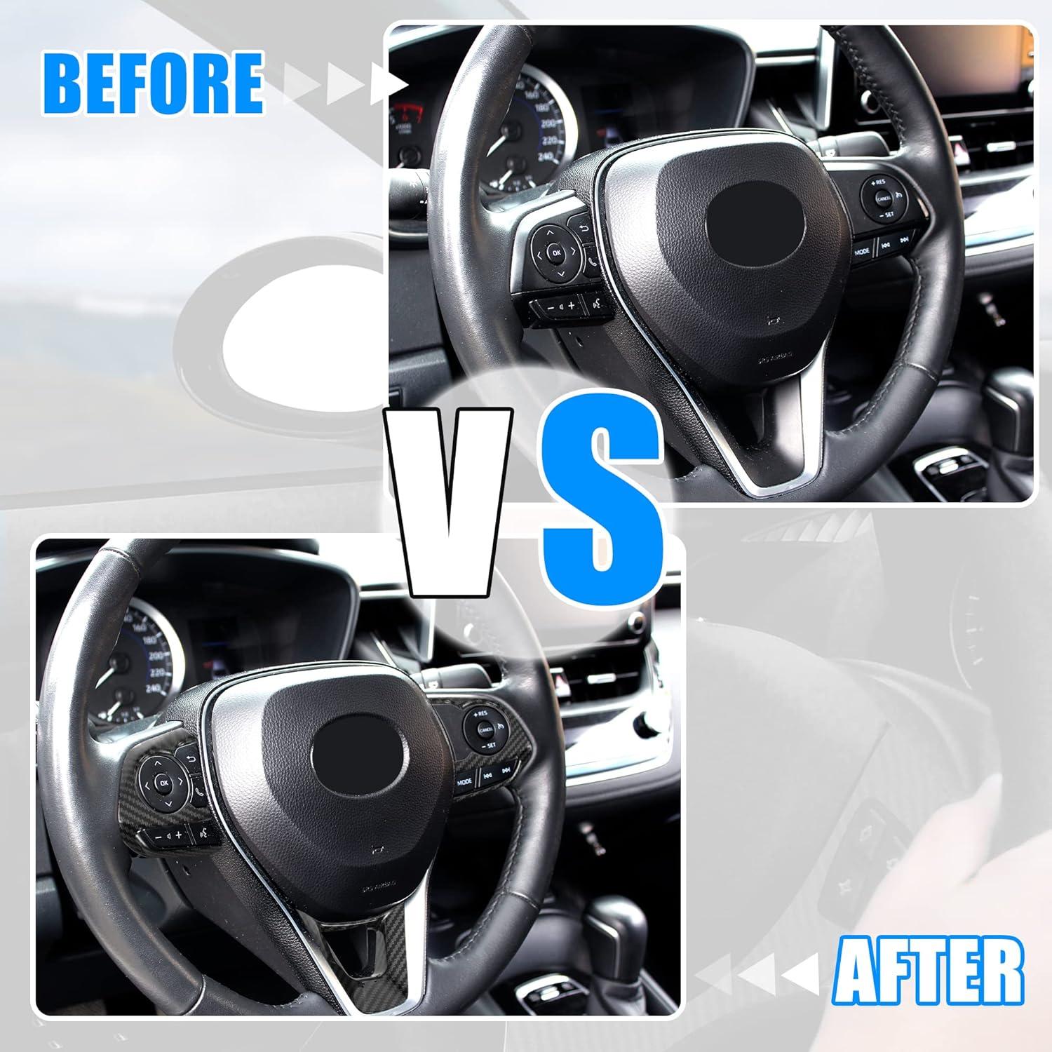 Cubierta de Volante ABS X AUTOHAUX para Toyota Corolla 2020-2022