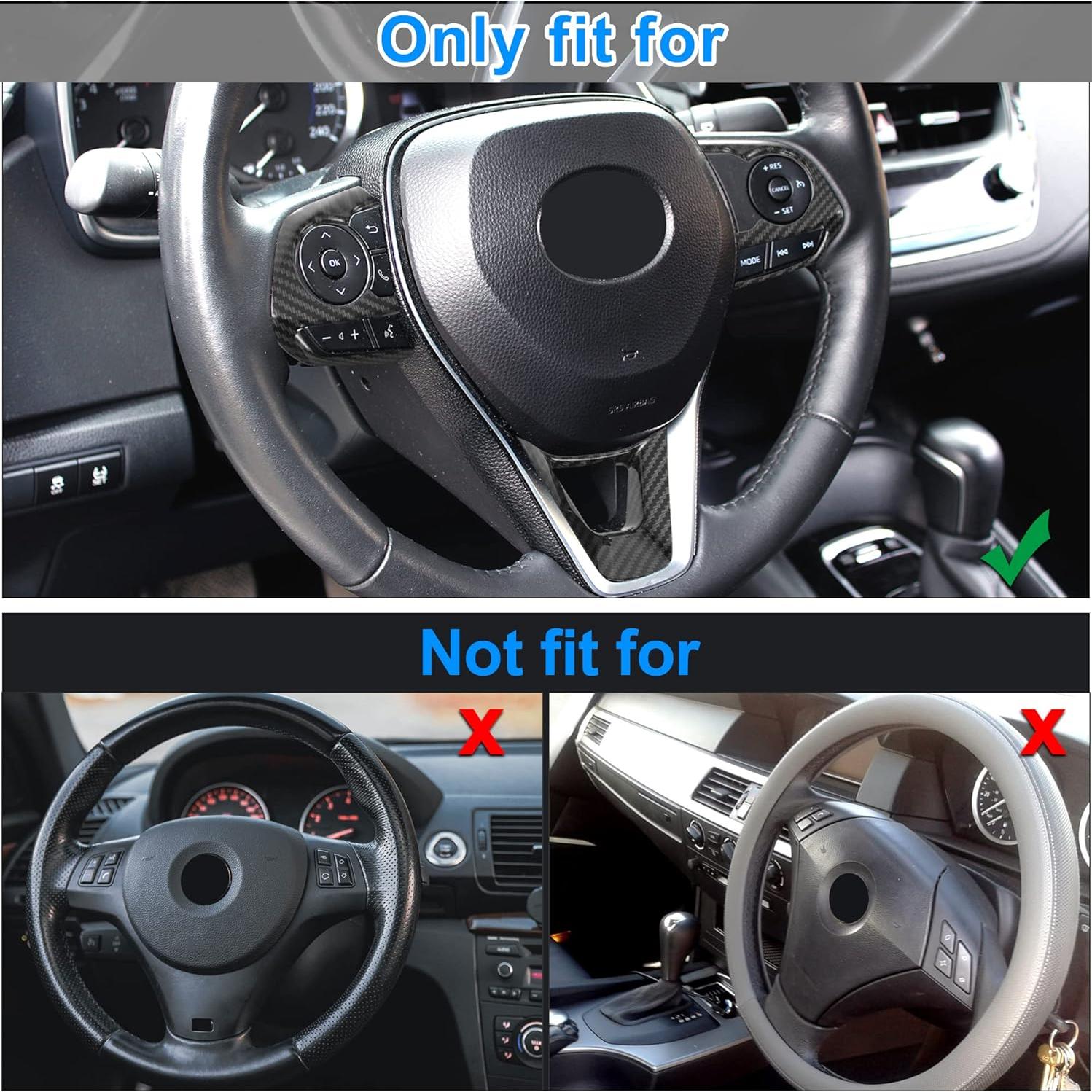 Cubierta de Volante ABS X AUTOHAUX para Toyota Corolla 2020-2022