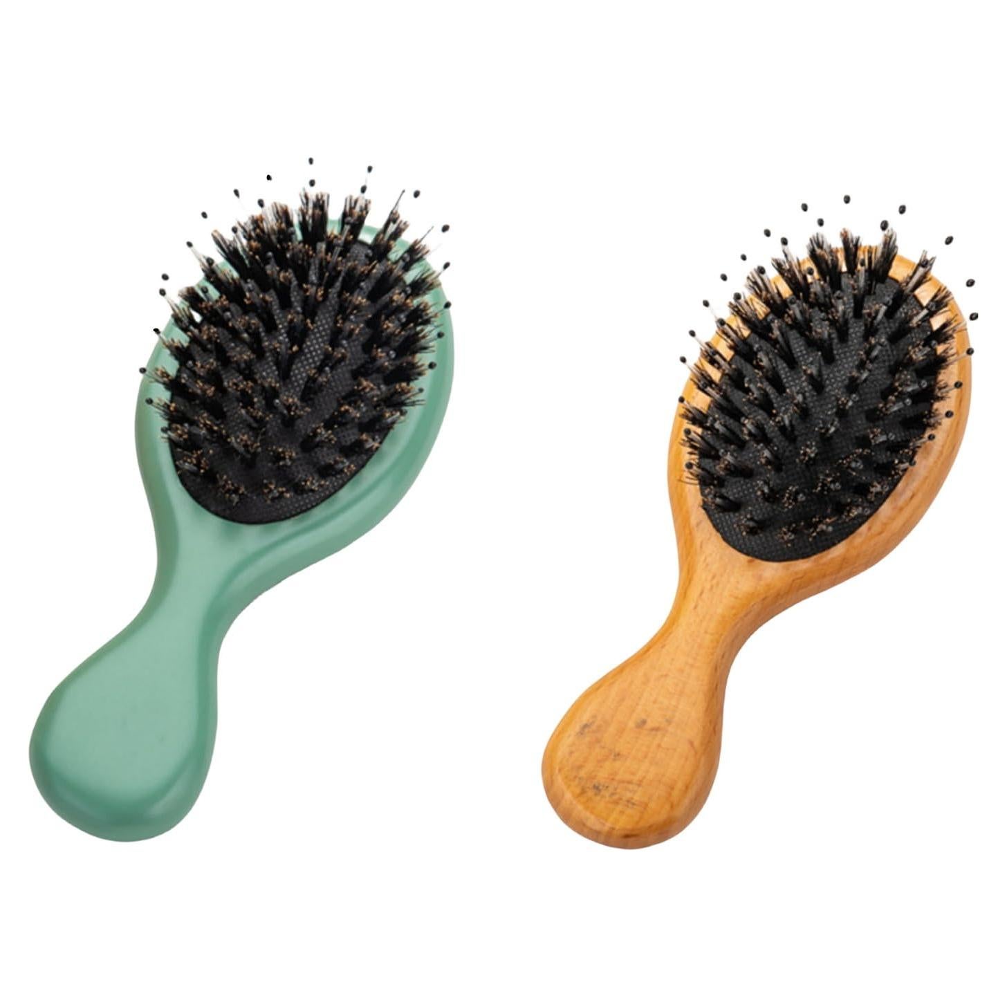 Cepillo de Pelo Mini Textention de Cerda de Jabalí 2 Pcs