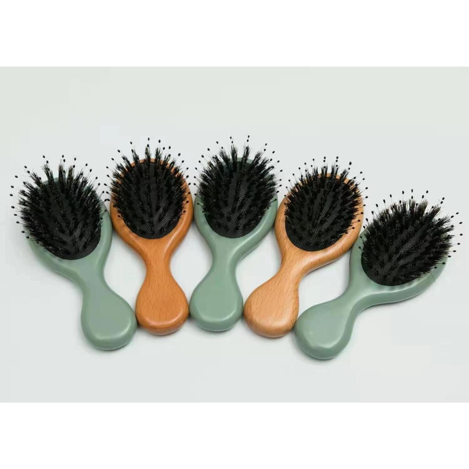 Cepillo de Pelo Mini Textention de Cerda de Jabalí 2 Pcs