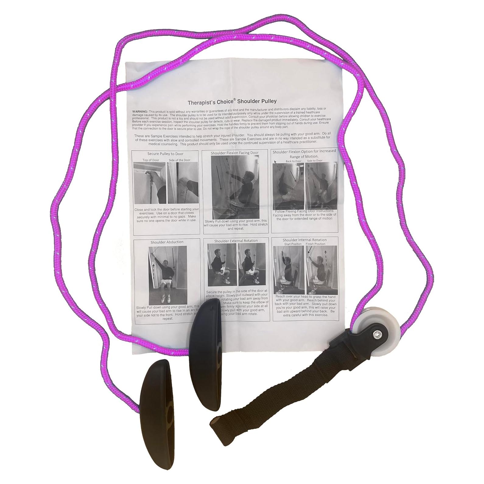 Polea para Hombro Therapist's Choice Rosa, Rehabilitación Fácil