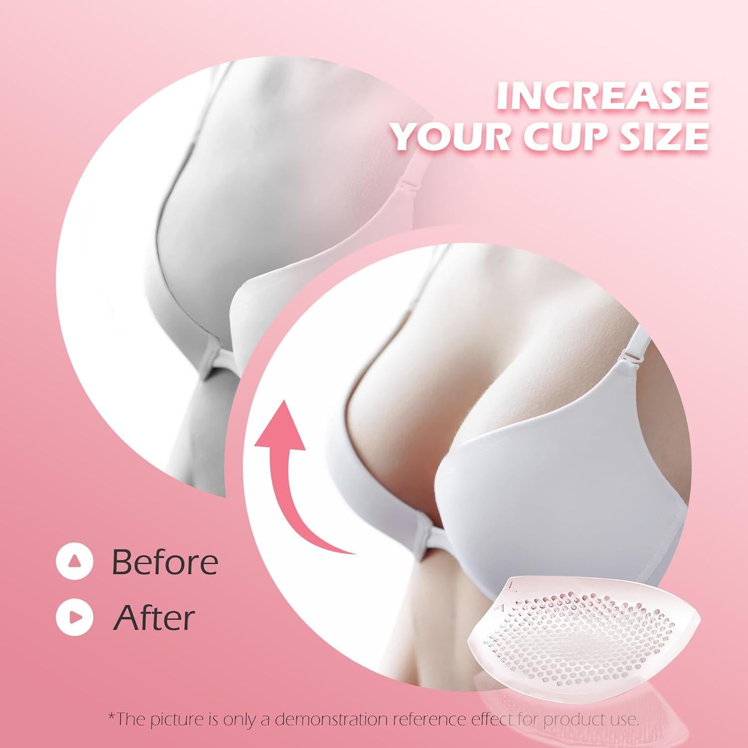 Yofidra Inserciones de Silicona Aumentadoras de Senos 2 Tazas