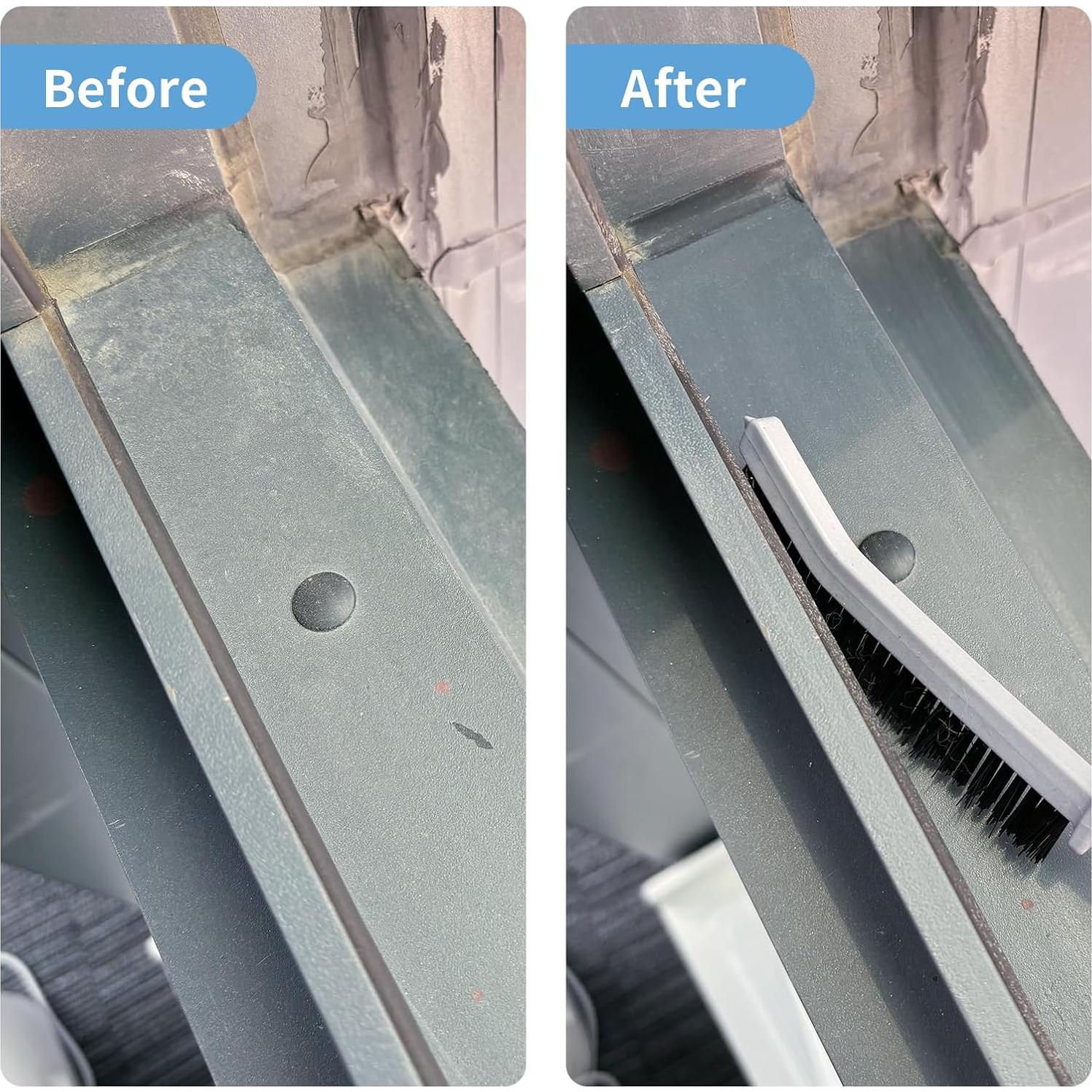 3 Cepillos de Limpieza Miccilot - Mango Largo y Cerdas Firmes