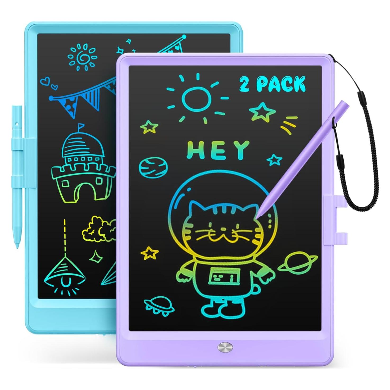 Tableta de Dibujo LCD Kidopire 8.5" Reutilizable 2Pack