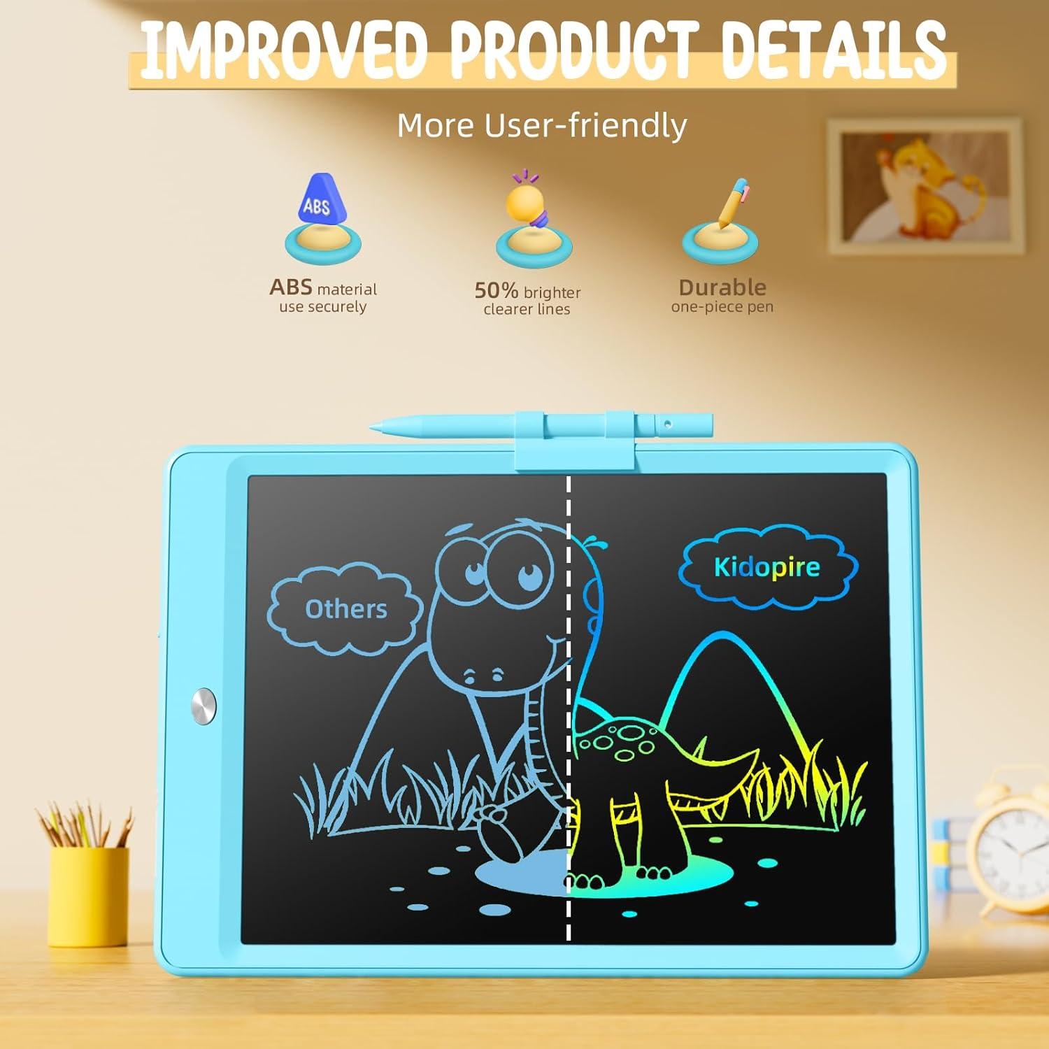 Tableta de Dibujo LCD Kidopire 8.5" Reutilizable 2Pack