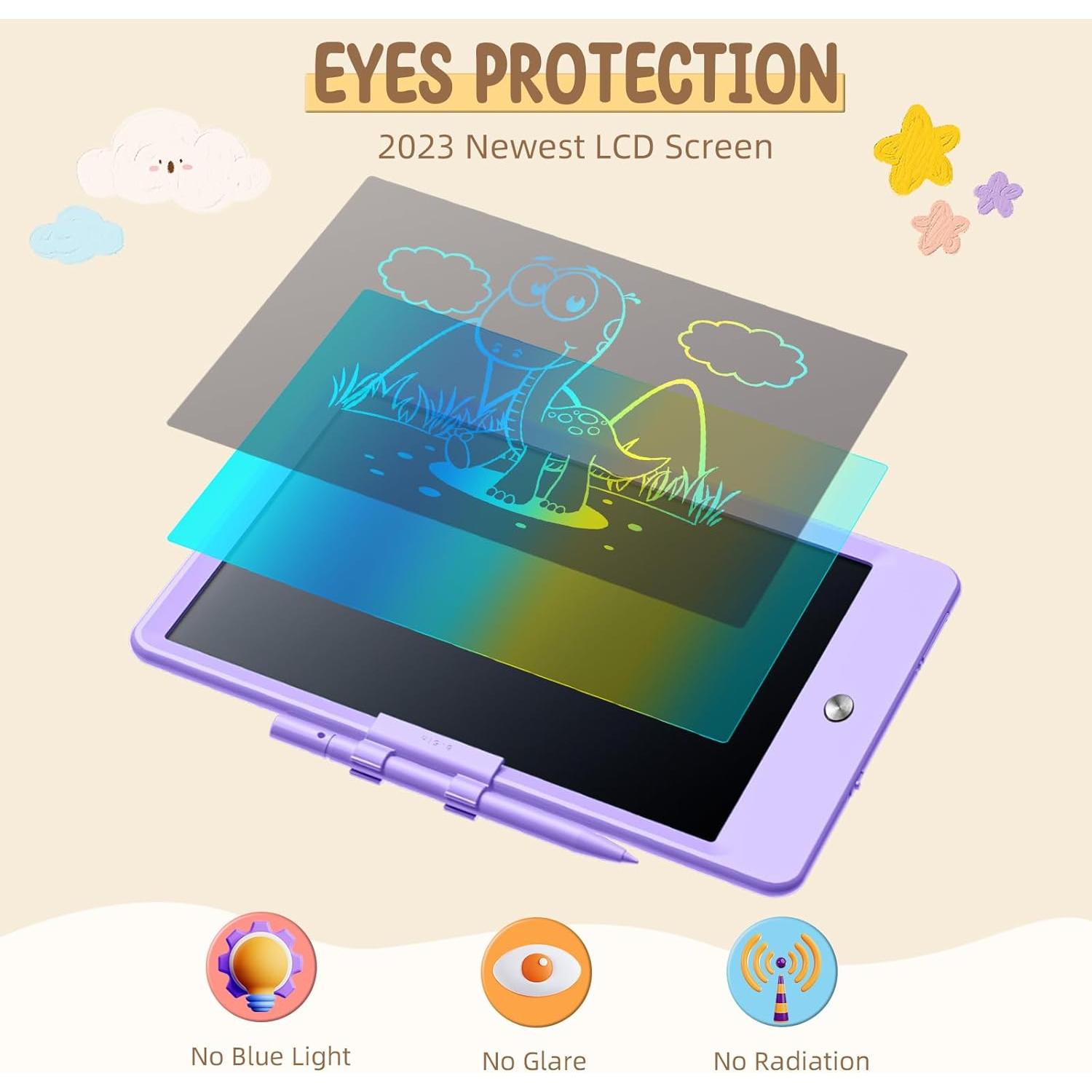 Tableta de Dibujo LCD Kidopire 8.5" Reutilizable 2Pack