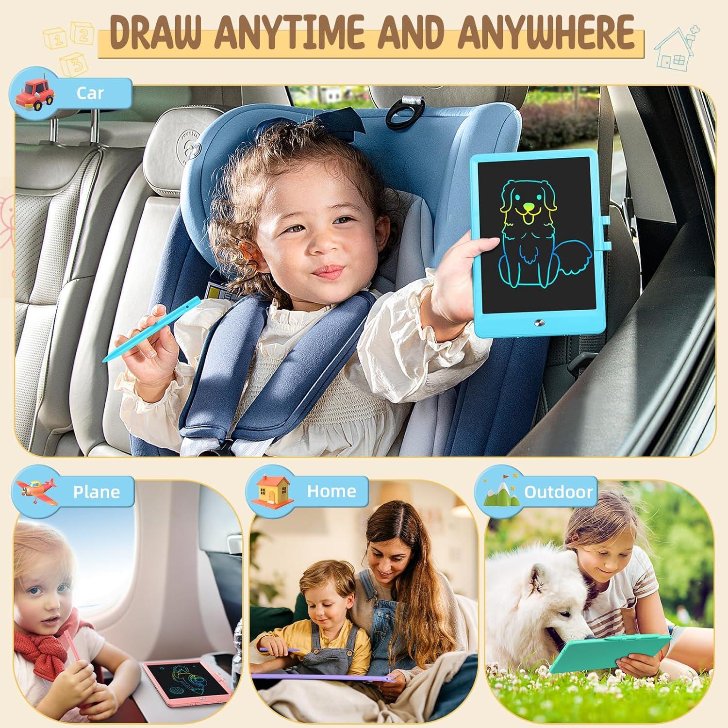 Tableta de Dibujo LCD Kidopire 8.5" Reutilizable 2Pack