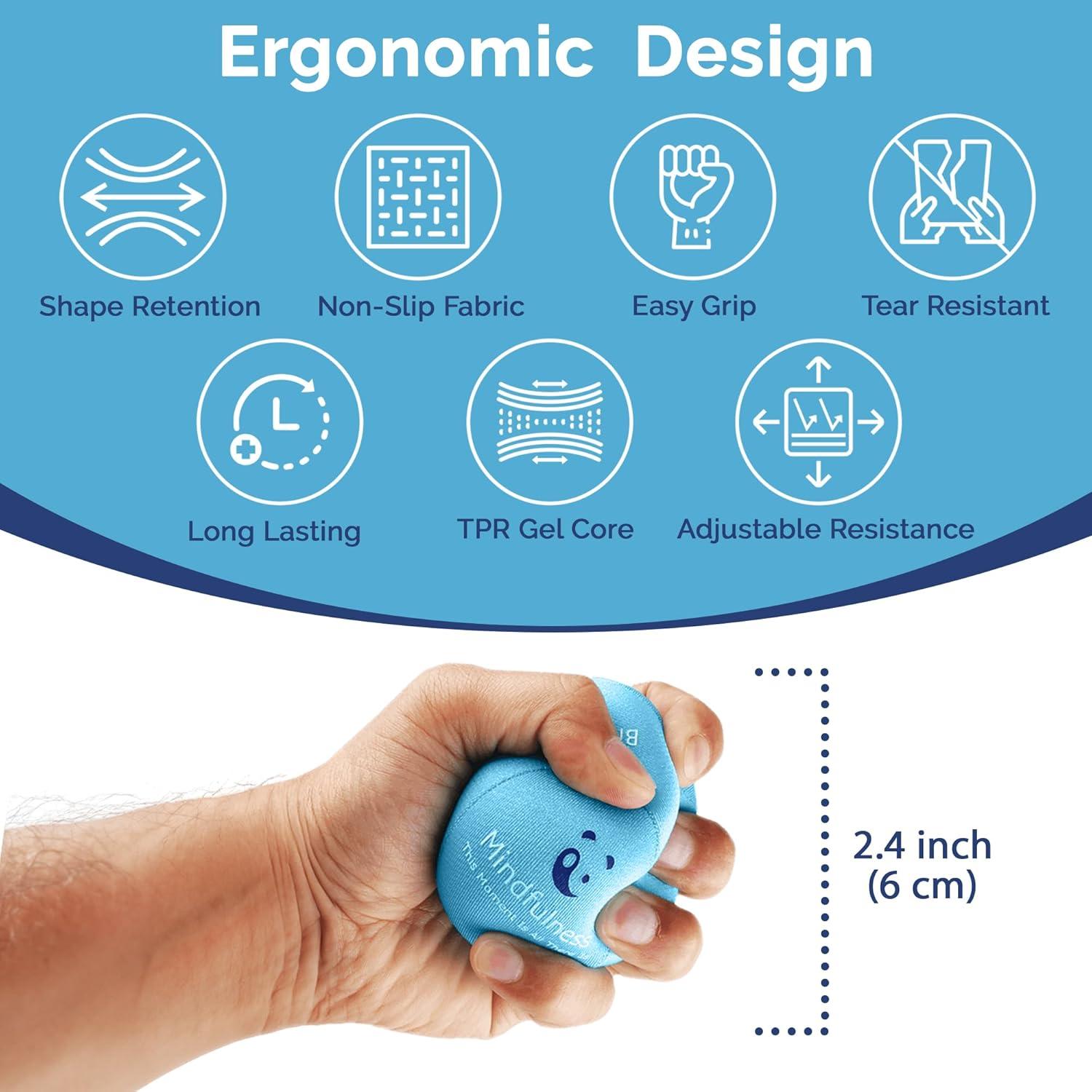 Bolas de Estrés MindPanda - 3 Densidades para Alivio