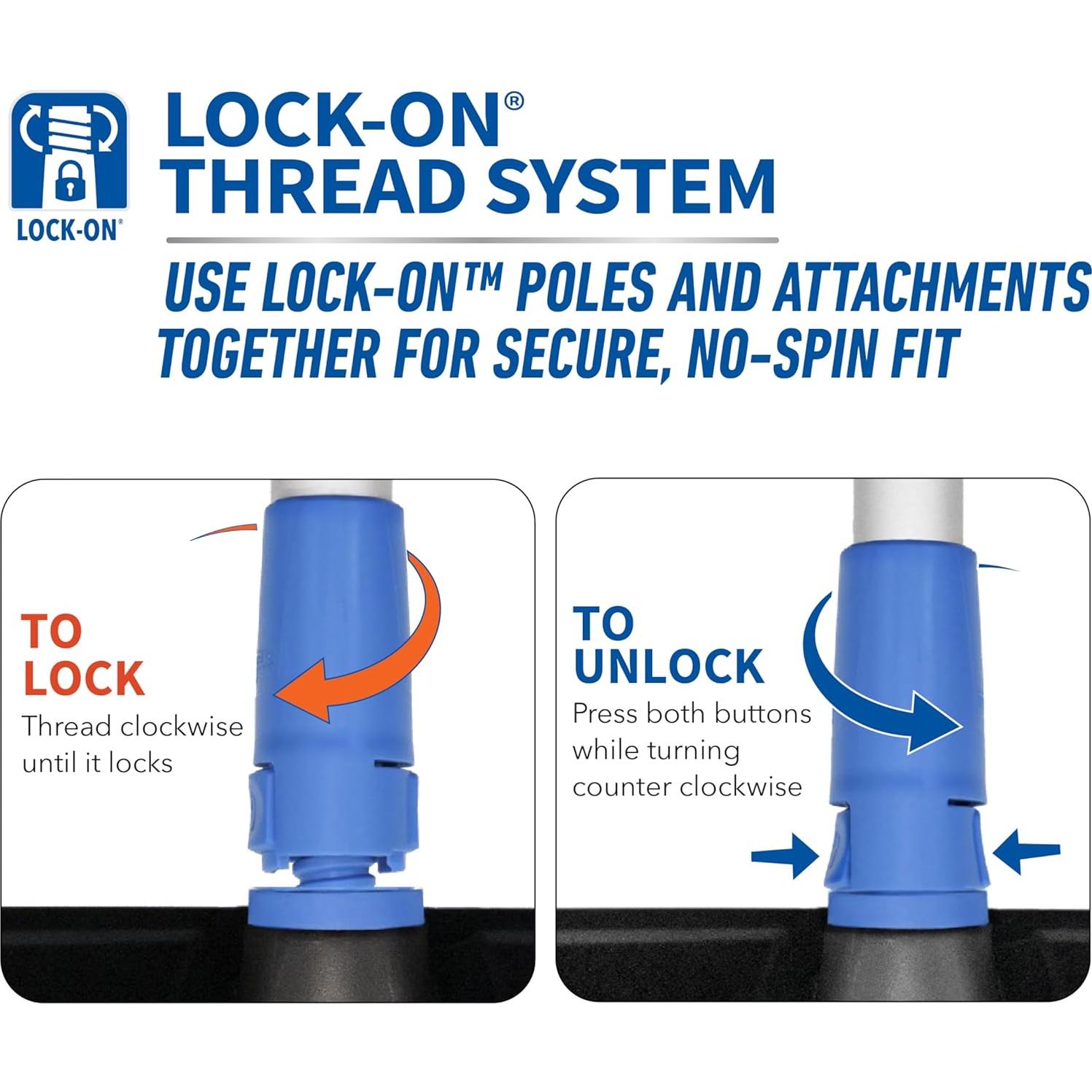 Cepillo de limpieza de lechada Unger - Giratorio 13.97 cm
