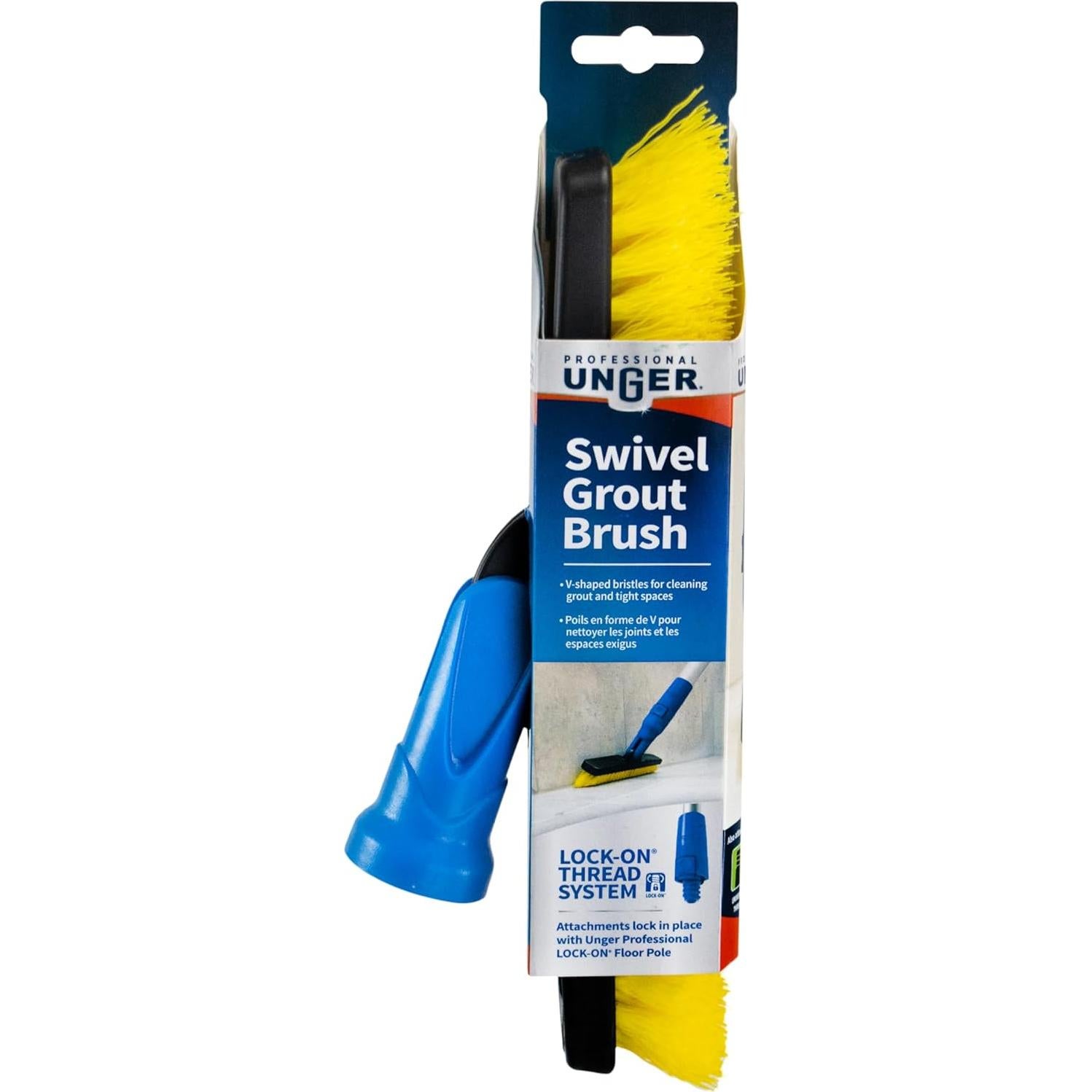 Cepillo de limpieza de lechada Unger - Giratorio 13.97 cm