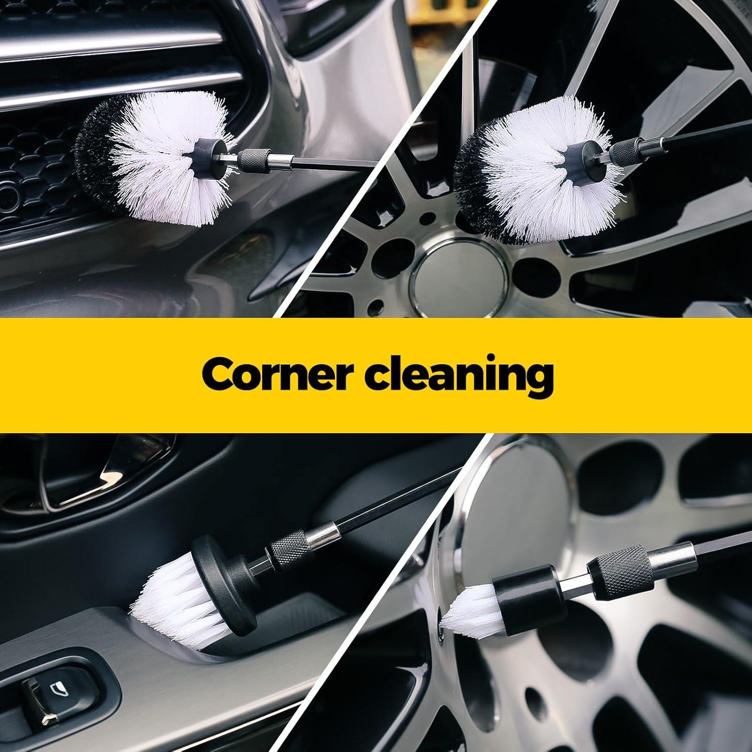 Holikme Kit de Cepillos para Taladro - 7 Accesorios de Limpieza