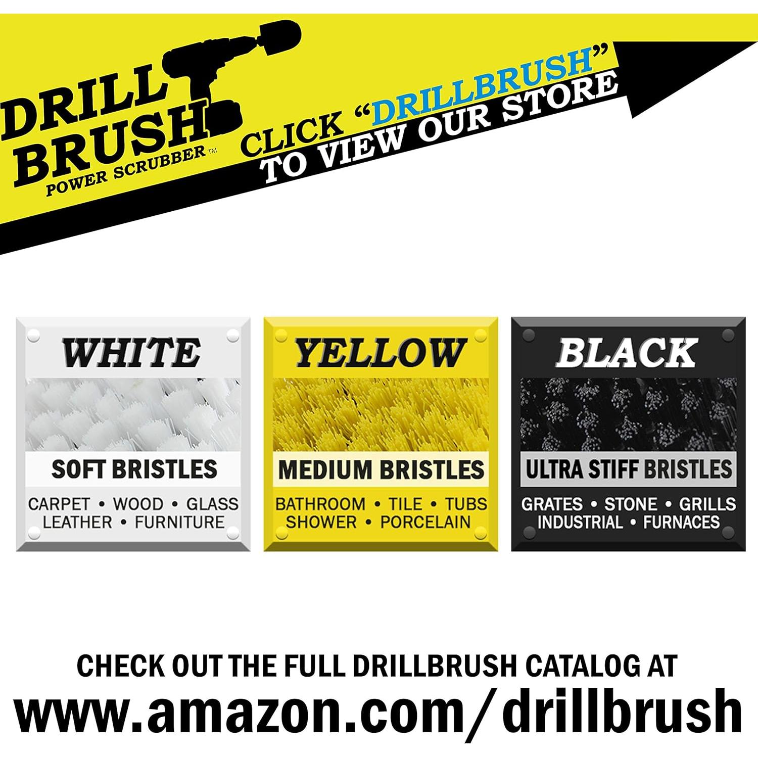 Cepillo Limpiador de Alfombras Drillbrush 17.78 cm Suave