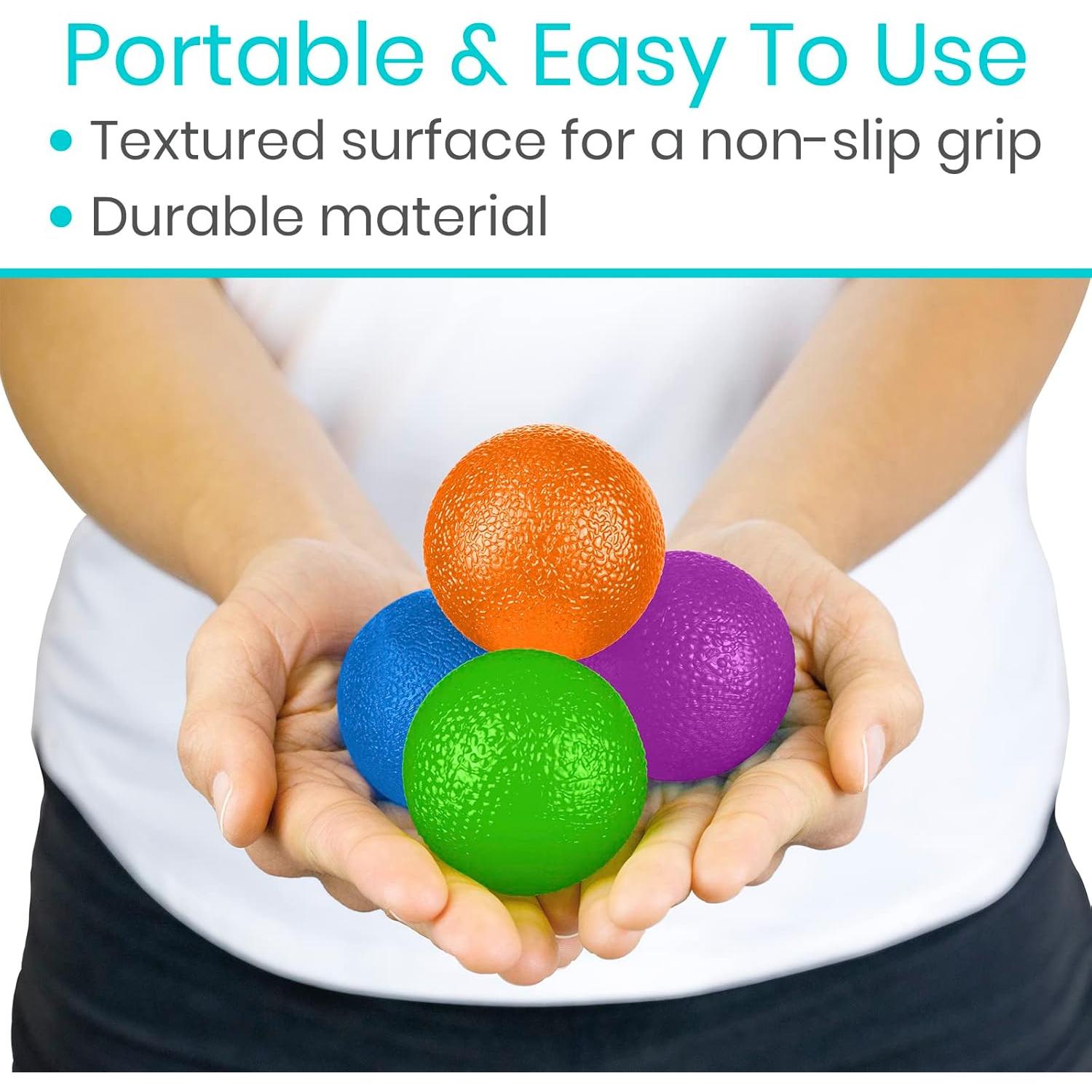 Bolas Squeeze Vive RHB1031 para Terapia de Mano - 4 Resistencias