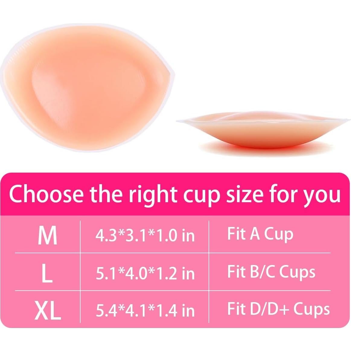 Inserciones Silicona SEEKUP Aumentador Bustos Tamaño Medio